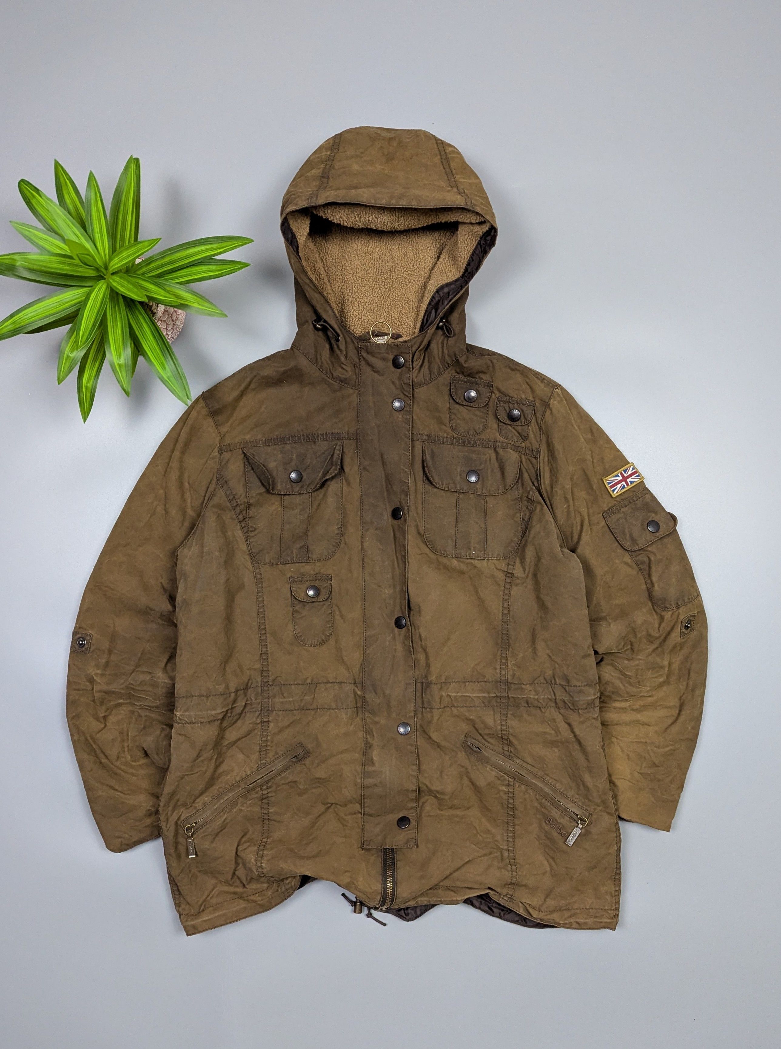 Barbour Barbour Vintage Winter Force Waxed Parka Jacket Olive US12 Size XL / US 12-14 / IT 48-50 - 1 Thumbnail