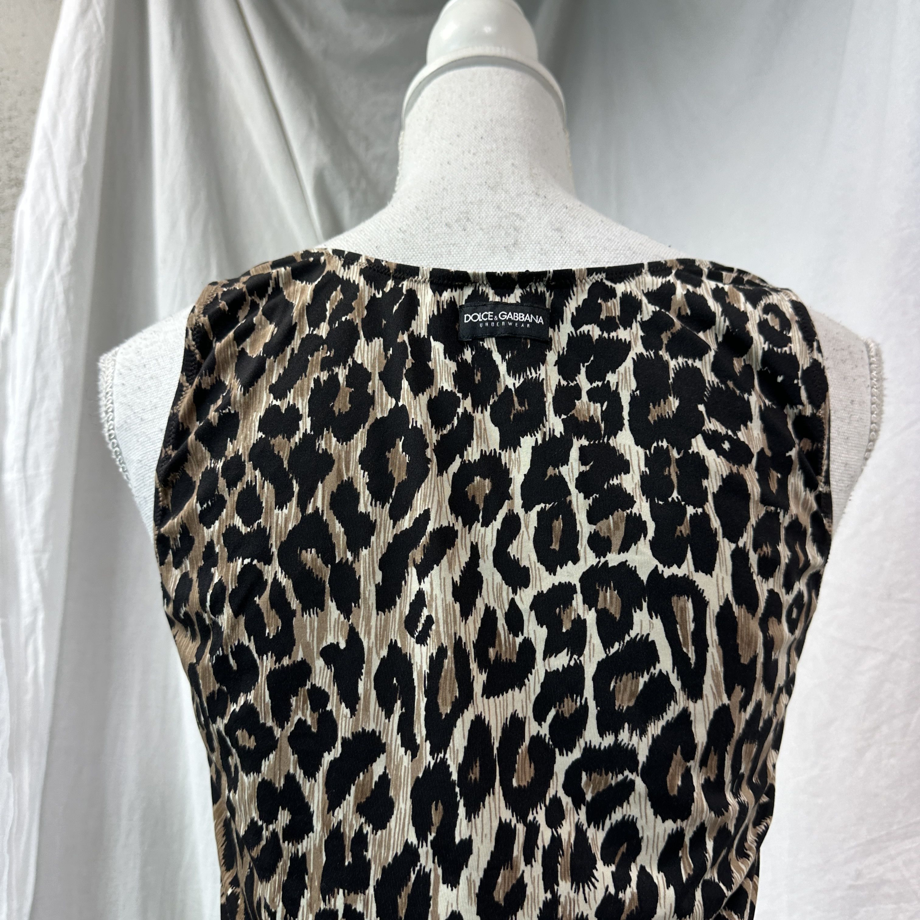 Dolce & Gabbana Vintage Avant Garde Old Money Dolce&Gabbana Cheetah Top Y2K Size S / US 4 / IT 40 - 6 Thumbnail
