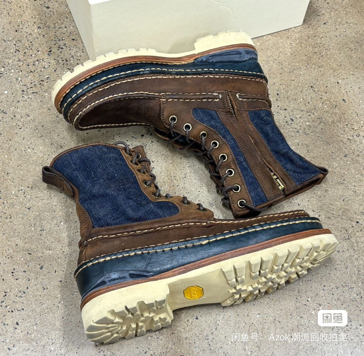 Visvim Visvim Grizzly Boots Folk Indigo Size US 10 / EU 43 - 7 Thumbnail