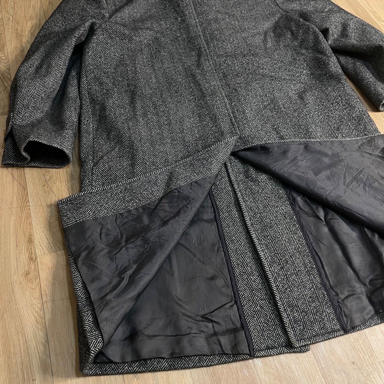 Burberry VINTAGE burberry trench coat tweed ALPACA WOOL overcoat mens Size US M / EU 48-50 / 2 - 8 Thumbnail