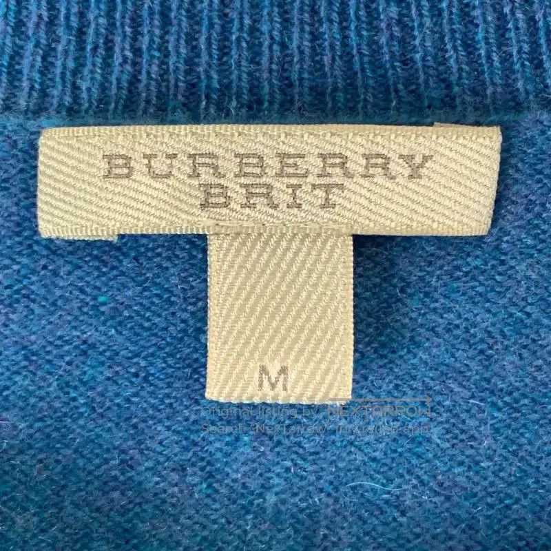 Burberry Burberry Women's Blue Long Sleeve Sweater. Size M / US 6-8 / IT 42-44 - 5 Thumbnail
