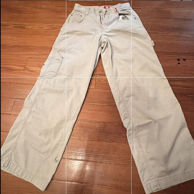 JNCO VintageJNCO Jeans Khaki with Red Crown Embroidery Size 29x30 Size US 29 - 8 Thumbnail