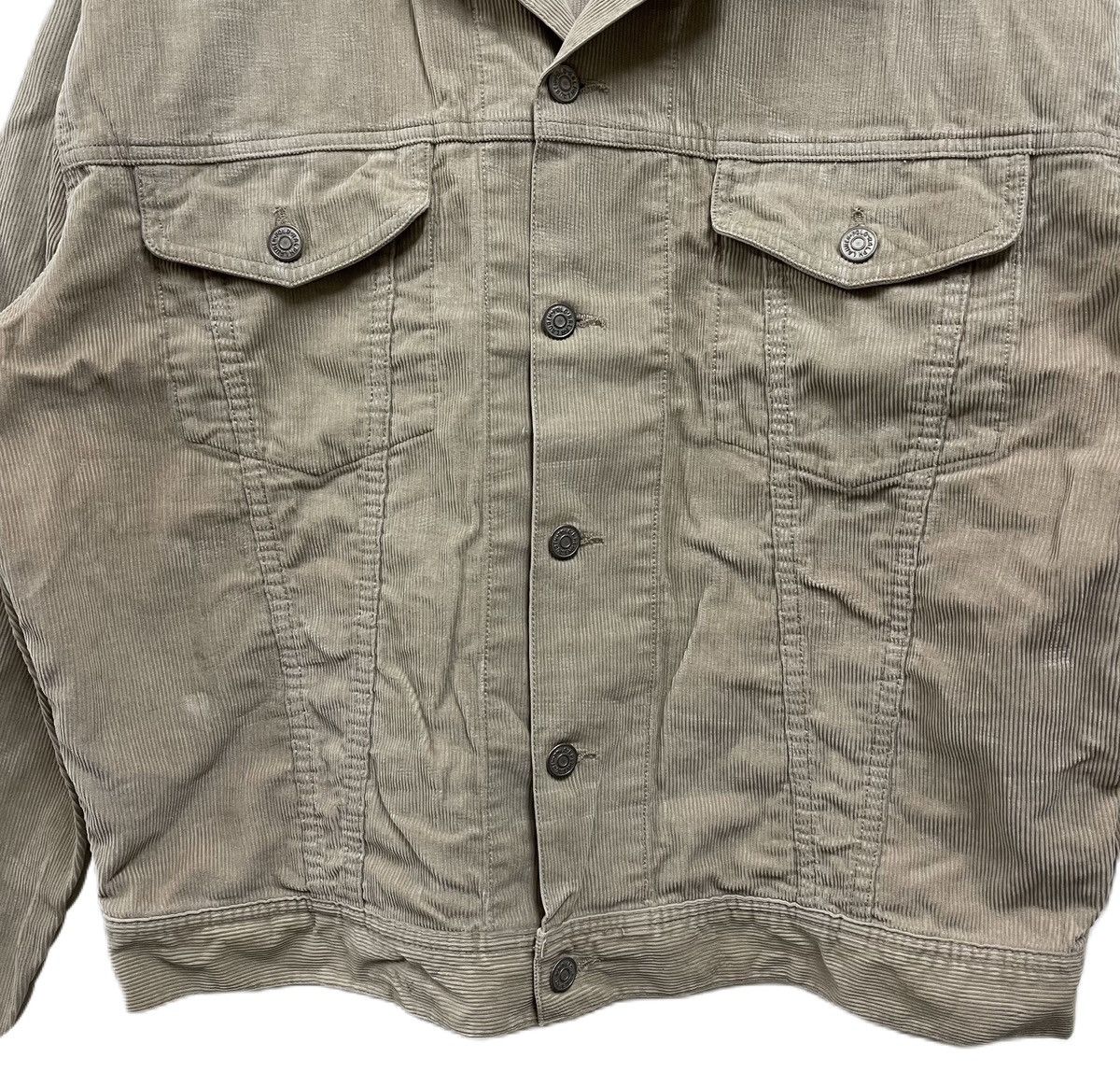 Polo Ralph Lauren Vintage Polo Ralph Lauren Corduroy Trucker Jacket Size US XL / EU 56 / 4 - 4 Thumbnail