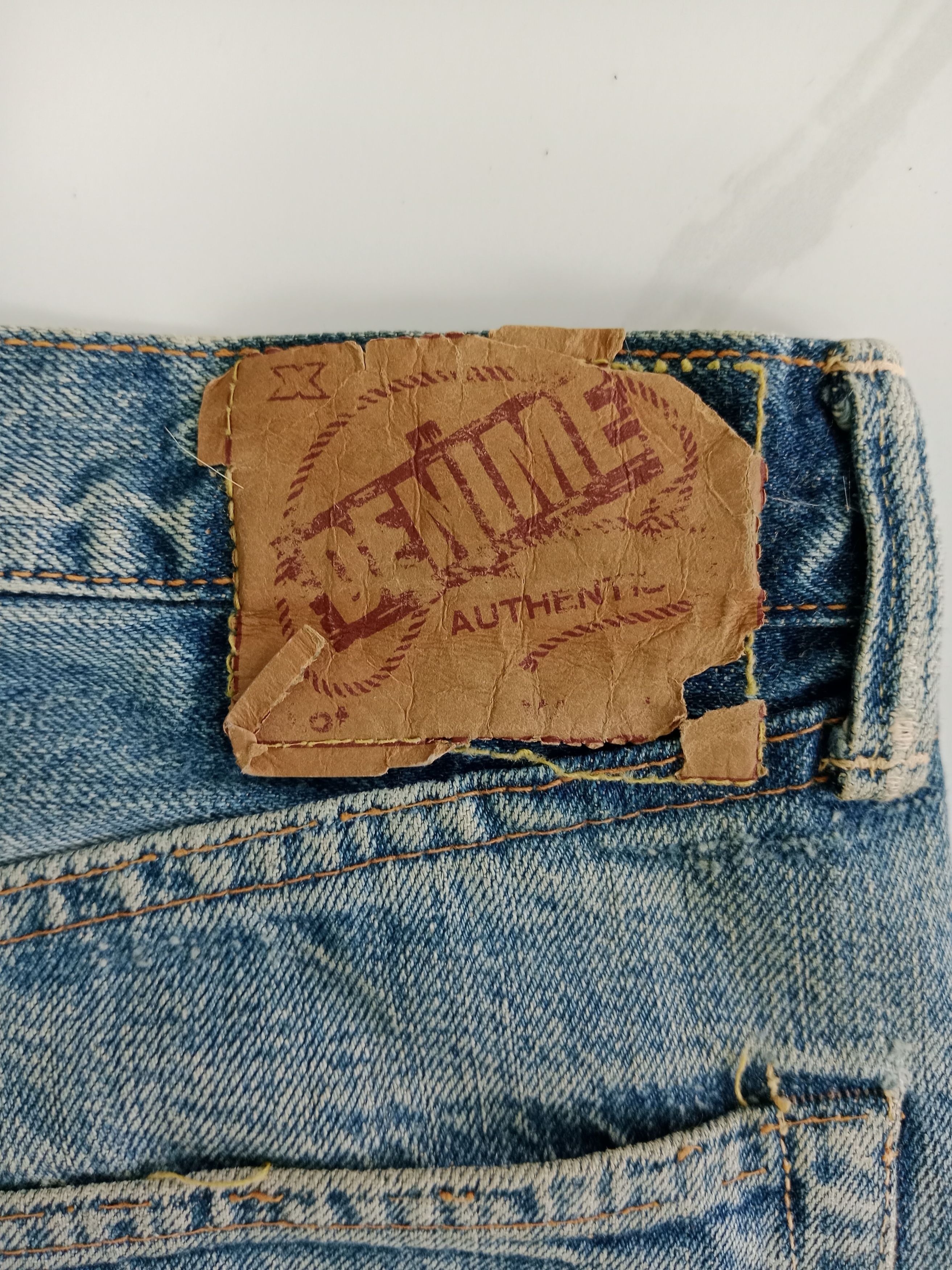Denime Vintage Denime Selvedge Jeans Japanese Brand Size US 30 / EU 46 - 10 Thumbnail