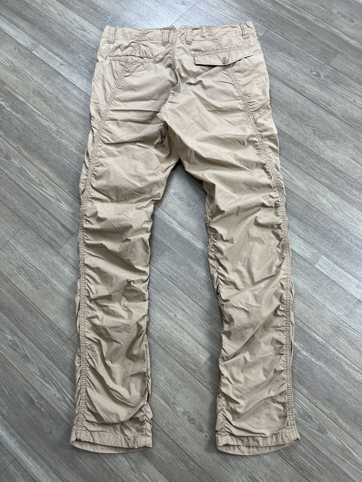 Tornado Mart 2000s Tornado Mart Japan Ruched Slim Fit Pants Lgb Style Y2K Size US 31 - 22 Thumbnail