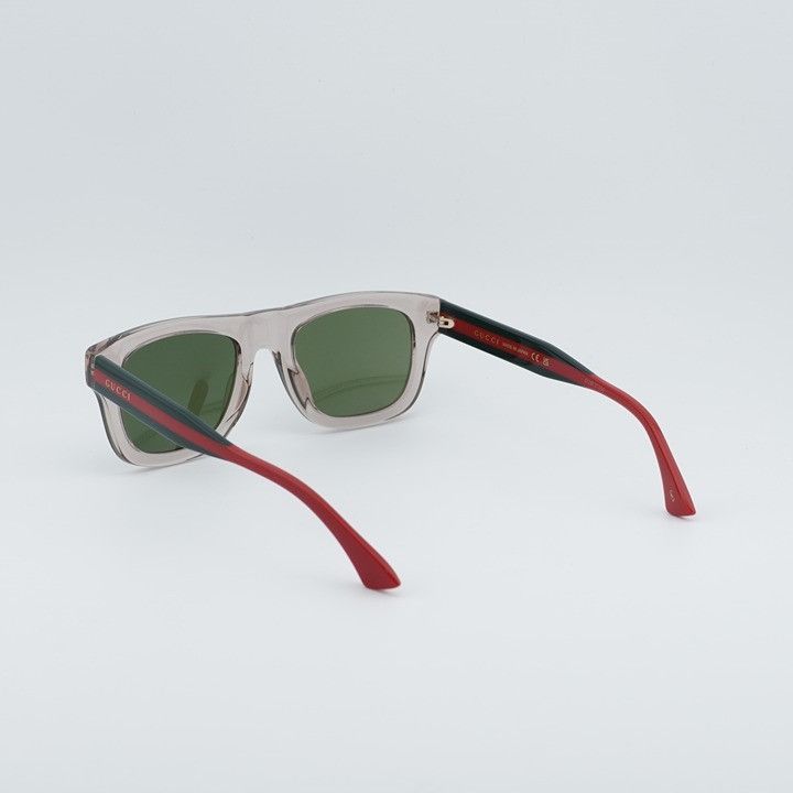 Gucci Gucci GG1991S 003 Sunglasses Shiny Transparent Brown Square Size ONE SIZE - 9 Thumbnail