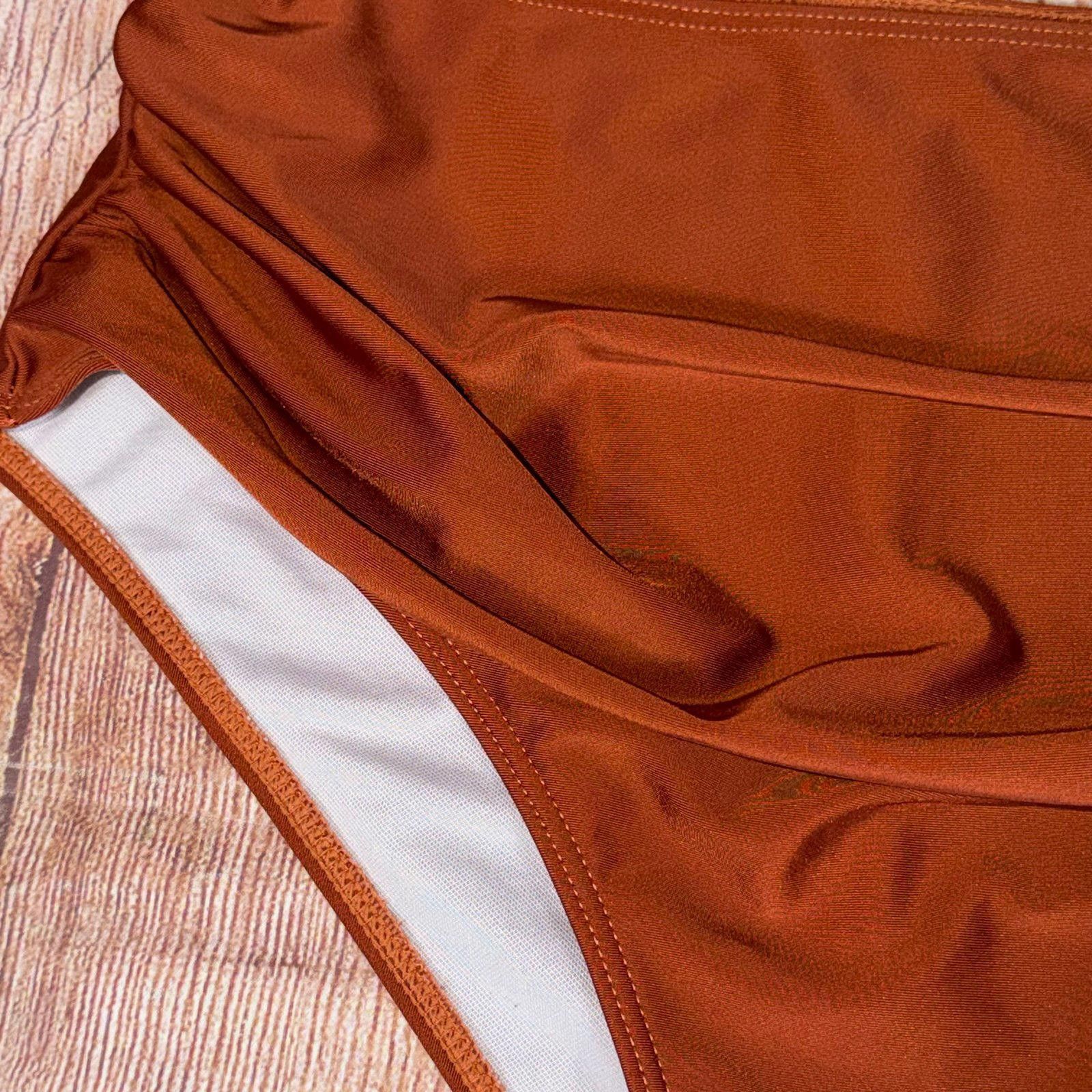 Other High-Waisted Rust Swim Bottoms Size 1XL Size ONE SIZE - 2 Thumbnail