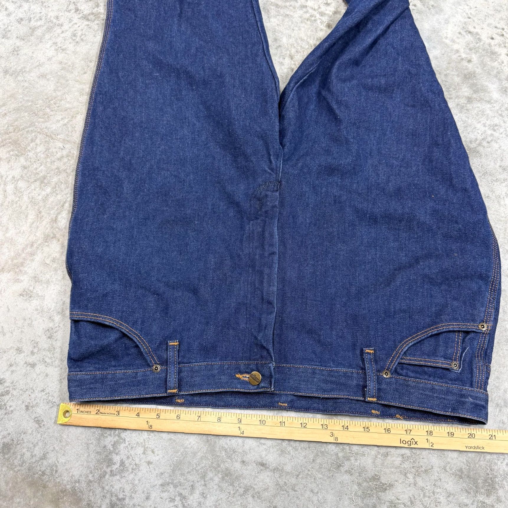 Wrangler Vintage Wrangler No-Fault Denims Jeans Mens 42x30 Blue Dark Wash Straight USA Size US 42 / EU 58 - 5 Thumbnail