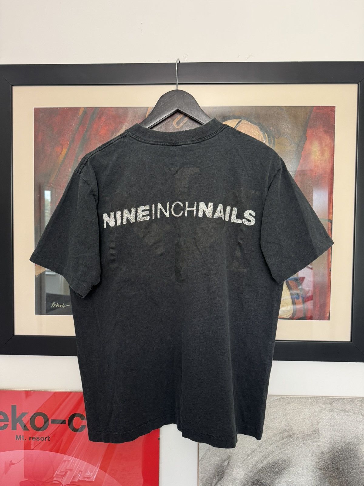 Band Tees × Vintage Vintage 90s Single Stitch Nine Inch
