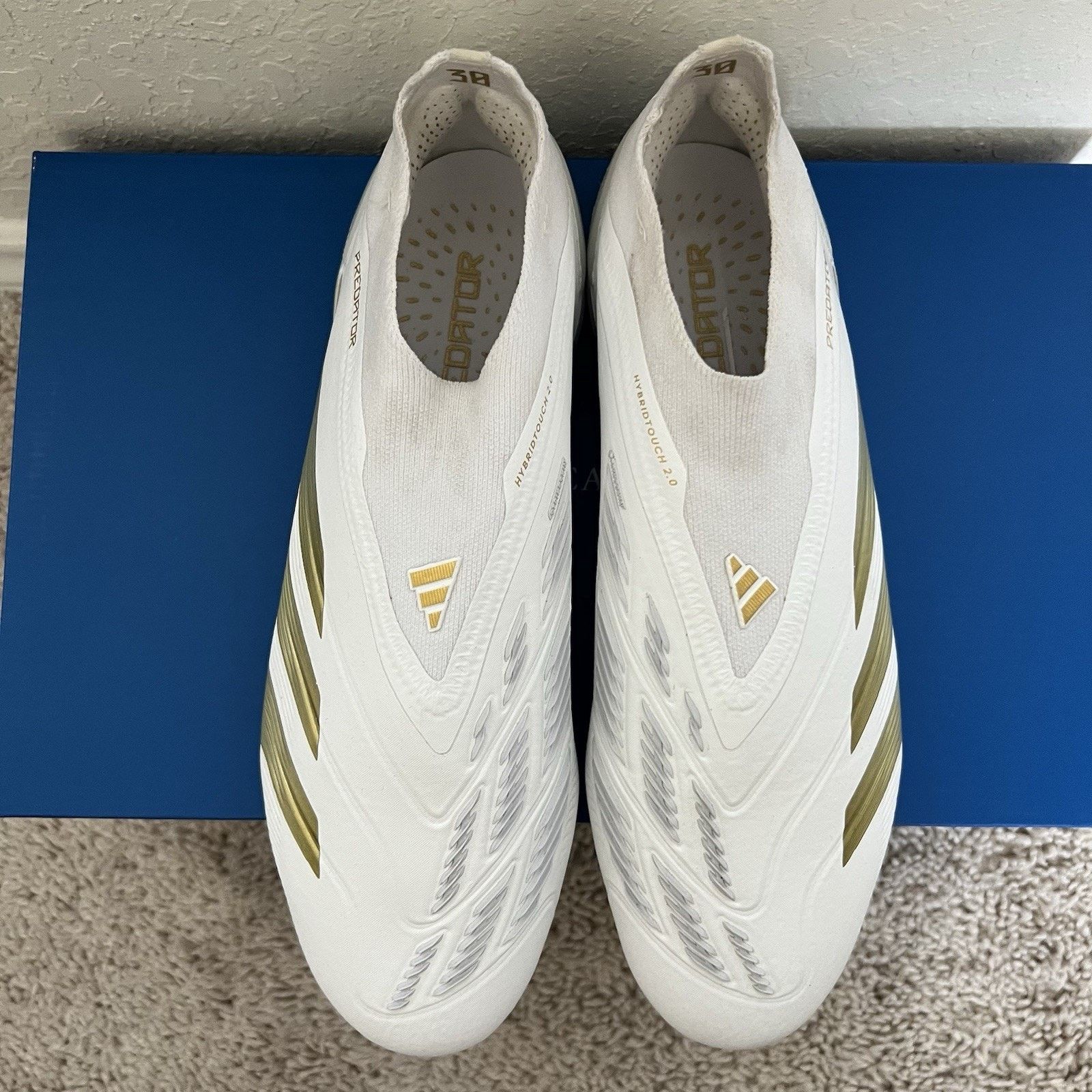 Adidas adidas Predator Elite Laceless FG Soccer Cleats Size 7.5 Size US 7.5 / EU 40-41 - 4 Thumbnail