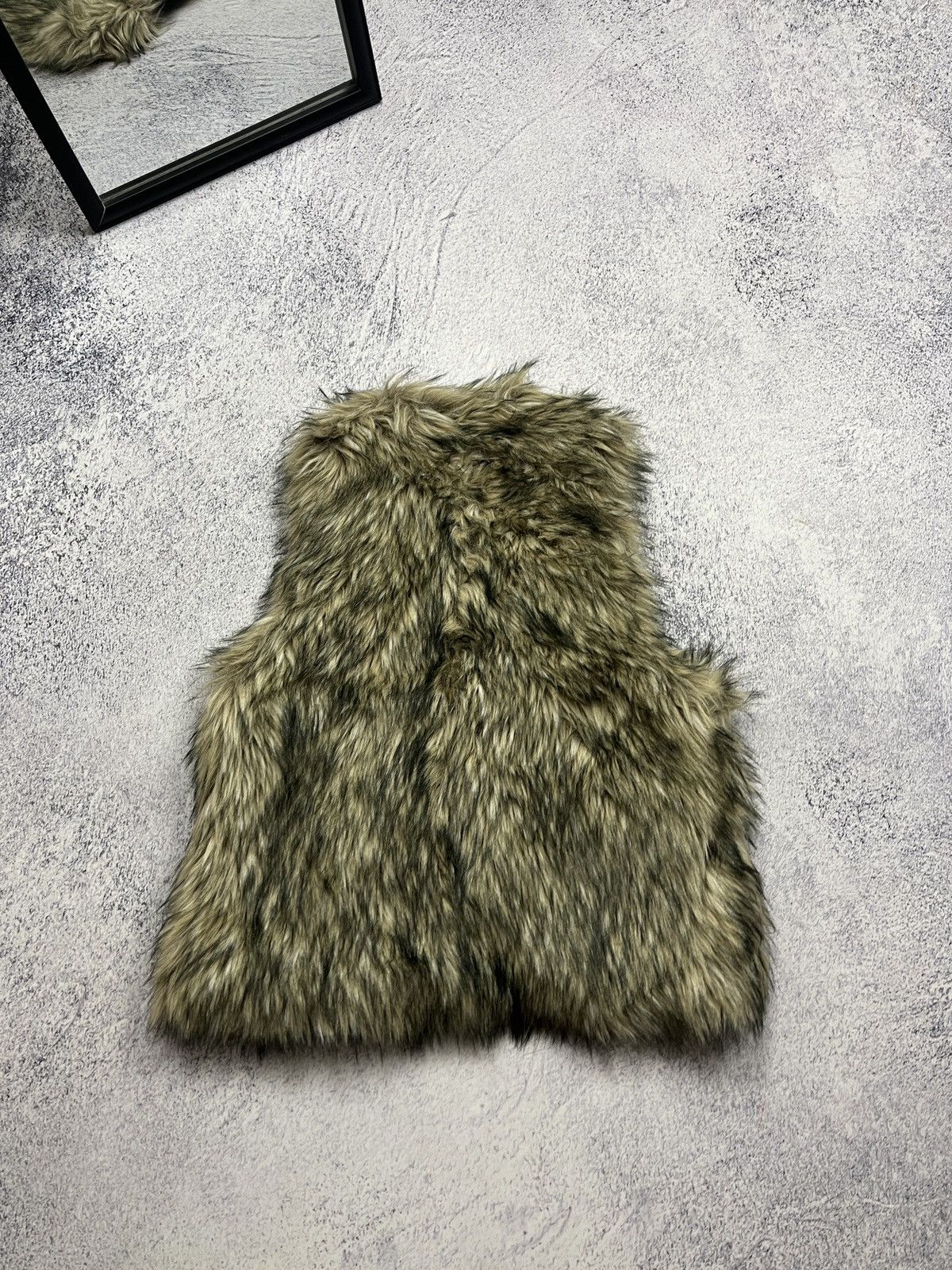 Denim & Supply Ralph Lauren × RRL Ralph Lauren Fur Coat Vest Denim And Supply Ralph Lauren Rare Hype Y2K Size XL / US 12-14 / IT 48-50 - 8 Thumbnail