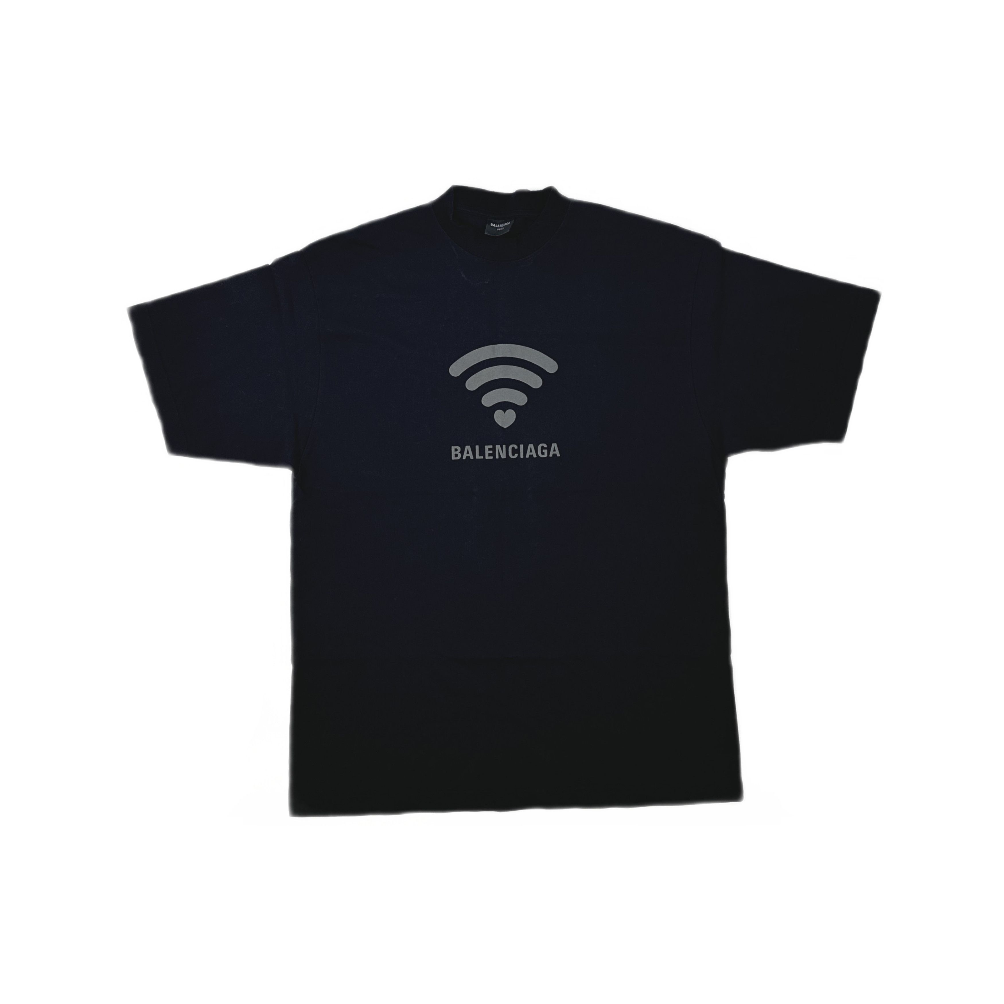 Balenciaga Balenciaga WiFi Logo T-Shirt Size XS Size US XS / EU 42 / 0 - 1 Thumbnail