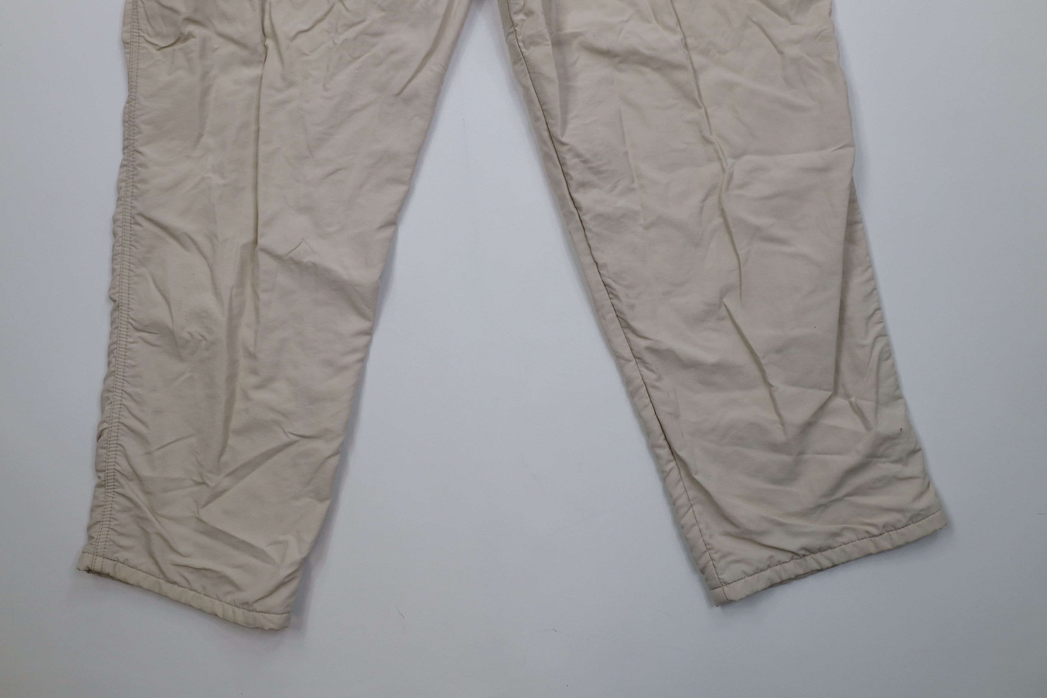 Lands' End Vintage 90s Lands End Lined Windbreaker Pants Beige USA Size 38" / US 16 / IT 52 - 16 Thumbnail