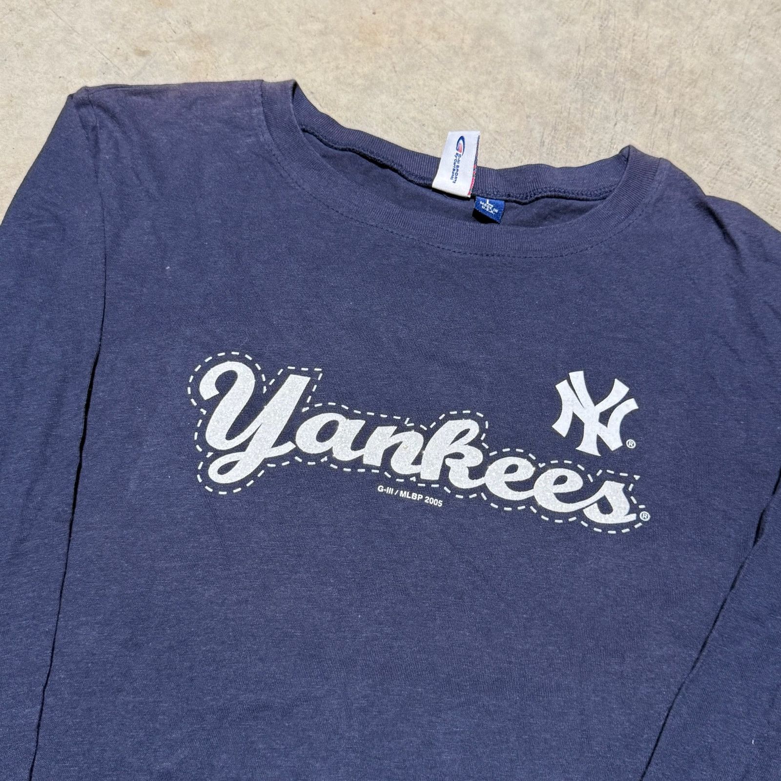MLB Vintage Y2K Women’s Yankees Long sleeve L Size L / US 10 / IT 46 - 3 Thumbnail