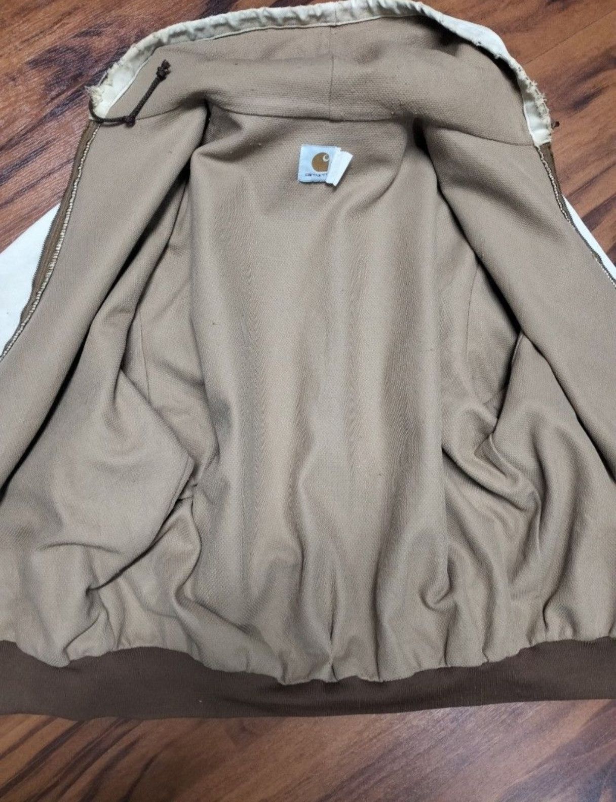 Carhartt Vintage faded hooded brown Detroit carhartt jacket Size US XXL / EU 58 / 5 - 3 Thumbnail