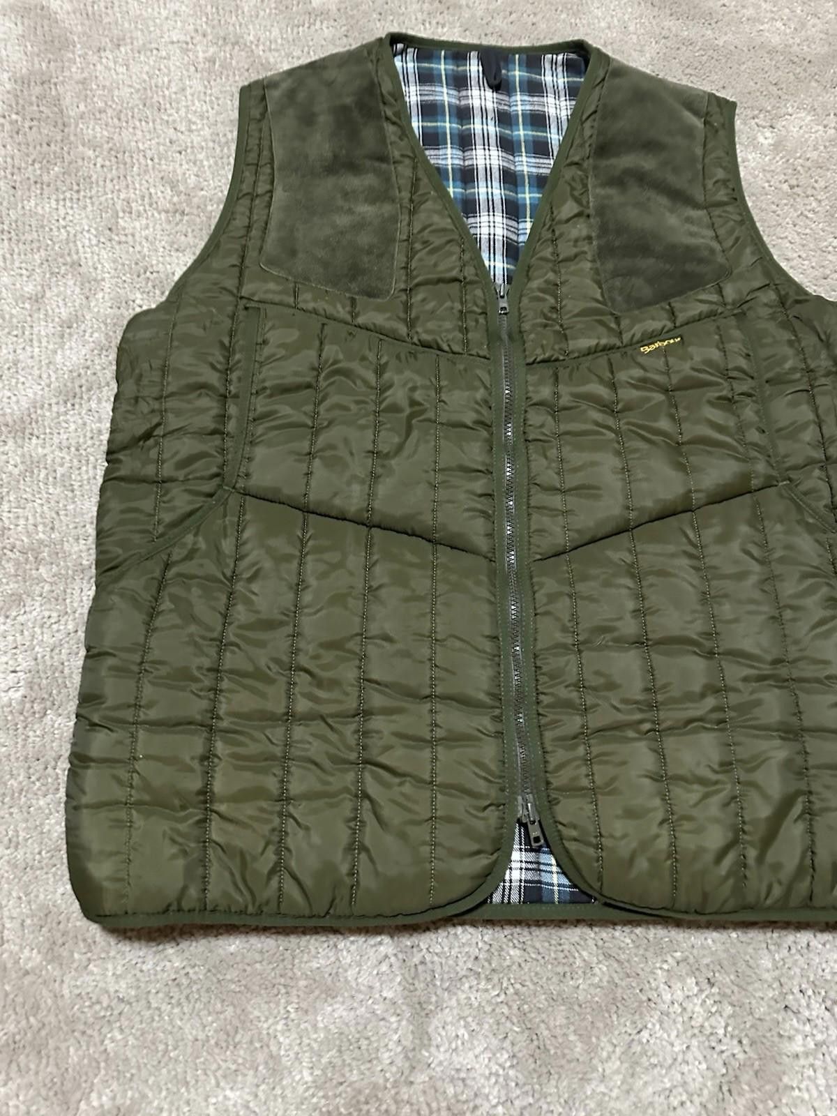 Barbour Vintage Barbour hunting waistcoat XL OLIVE GREEN Size US XL / EU 56 / 4 - 3 Thumbnail
