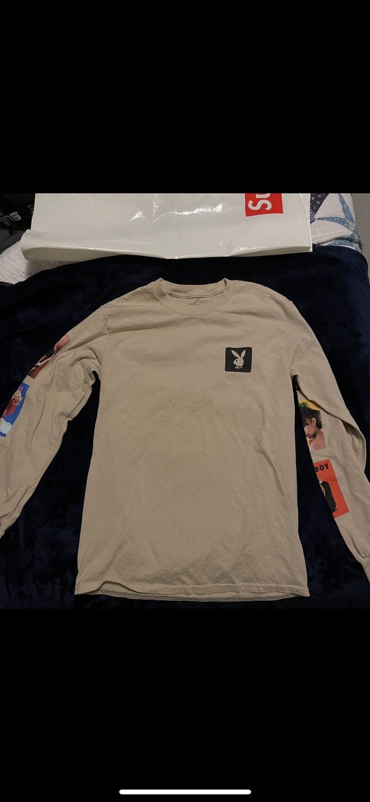 Good Worth & Co. × Playboy Playboy Graphic Sleeve Tee Size US S / EU 44-46 / 1 - 1 Thumbnail
