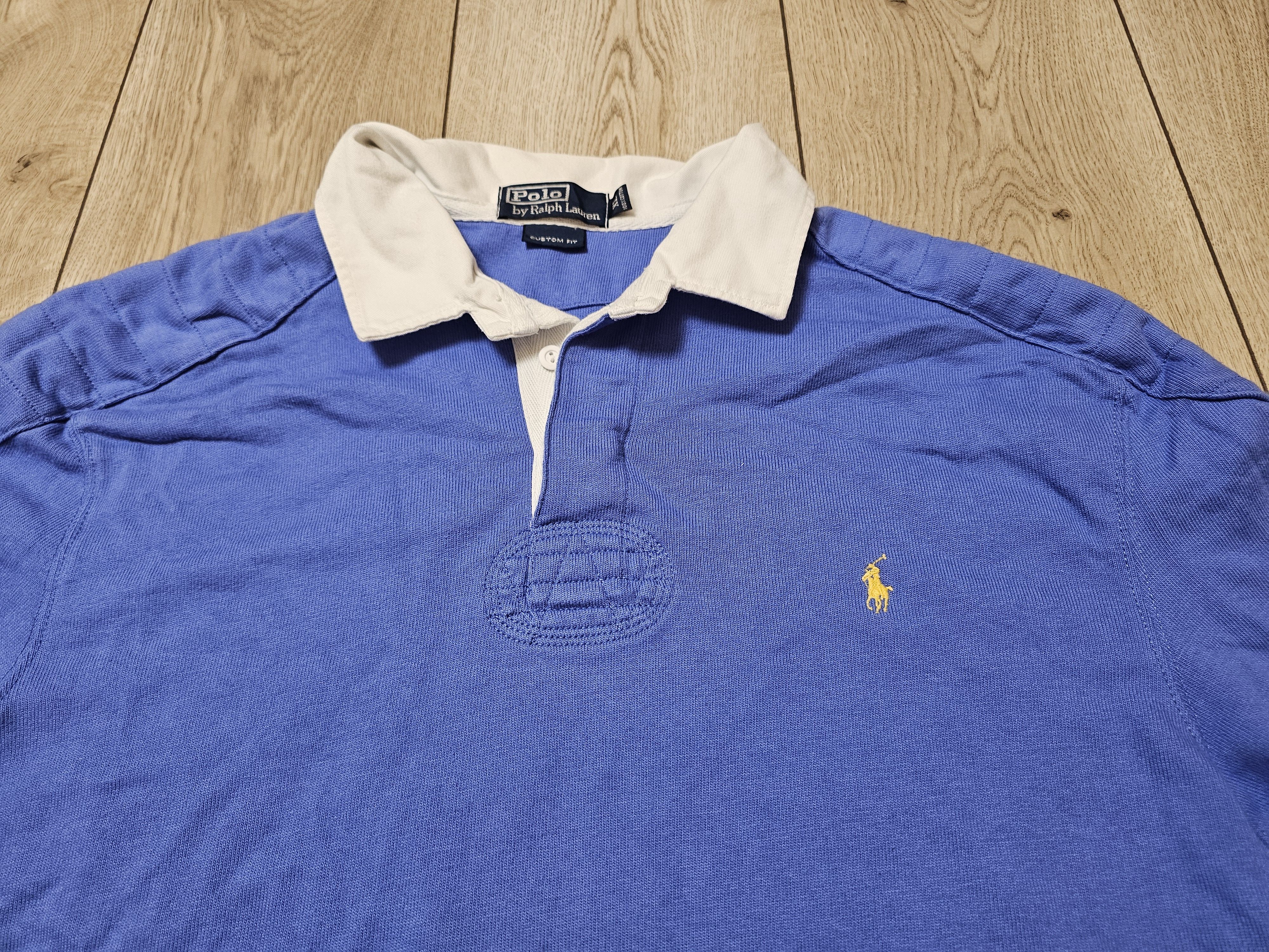 Polo Ralph Lauren POLO RALPH LAUREN VINTAGE RUGBY SHIRT 90s LONG SLEEVE Size US XL / EU 56 / 4 - 3 Thumbnail