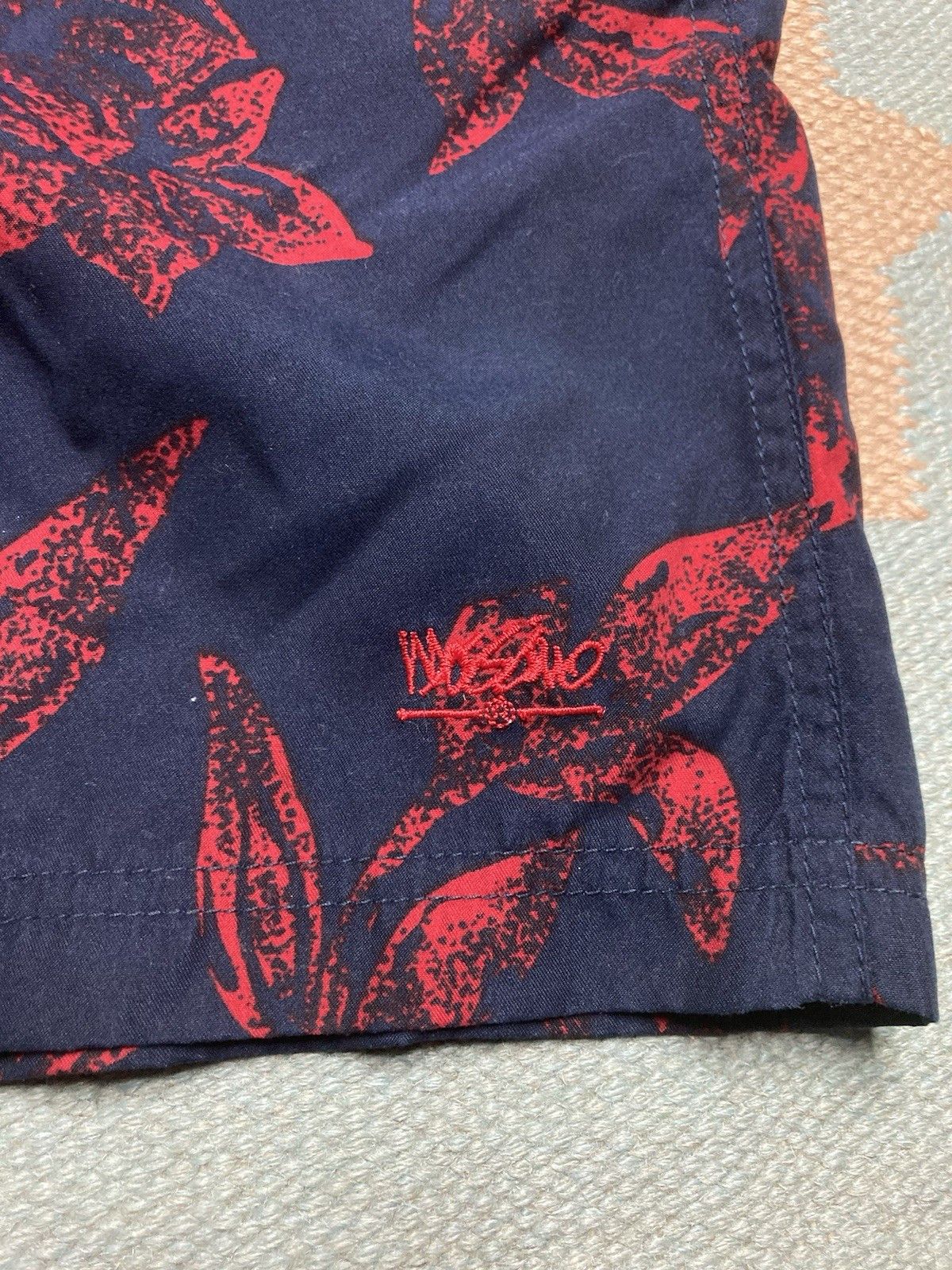 Mossimo × Vintage mossimo swim trunks shorts Hawaiian flowers floral surf S Size US 28 / EU 44 - 6 Thumbnail