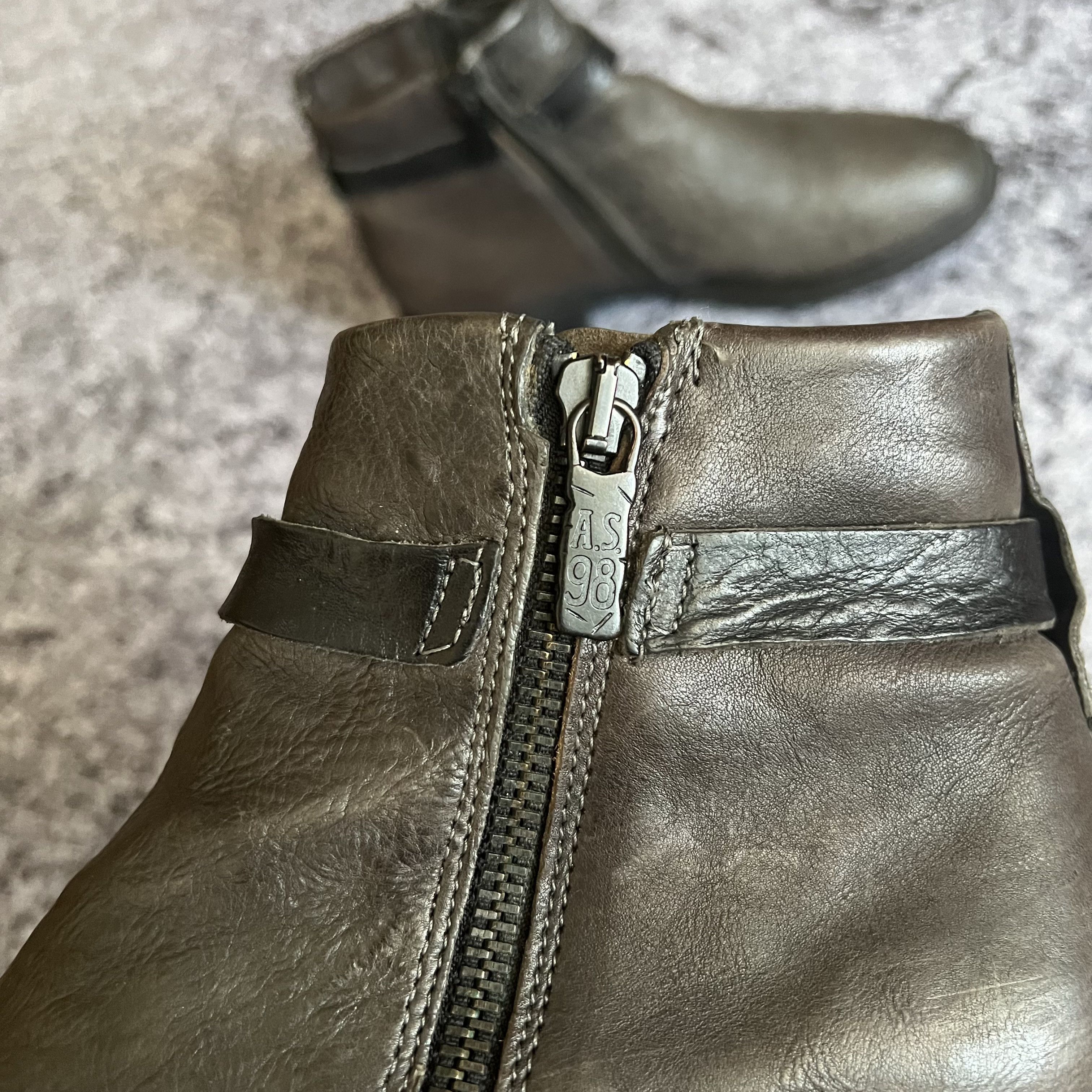 A.S.98 A.S. 98 Boots Shoes Leather Size 37 Size US 7 / IT 37 - 18 Thumbnail
