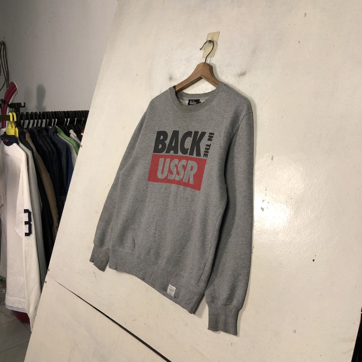 Japanese Brand 📌Vintage Sweatshirt Band The Beatles Azul Big Logo Size US S / EU 44-46 / 1 - 4 Thumbnail
