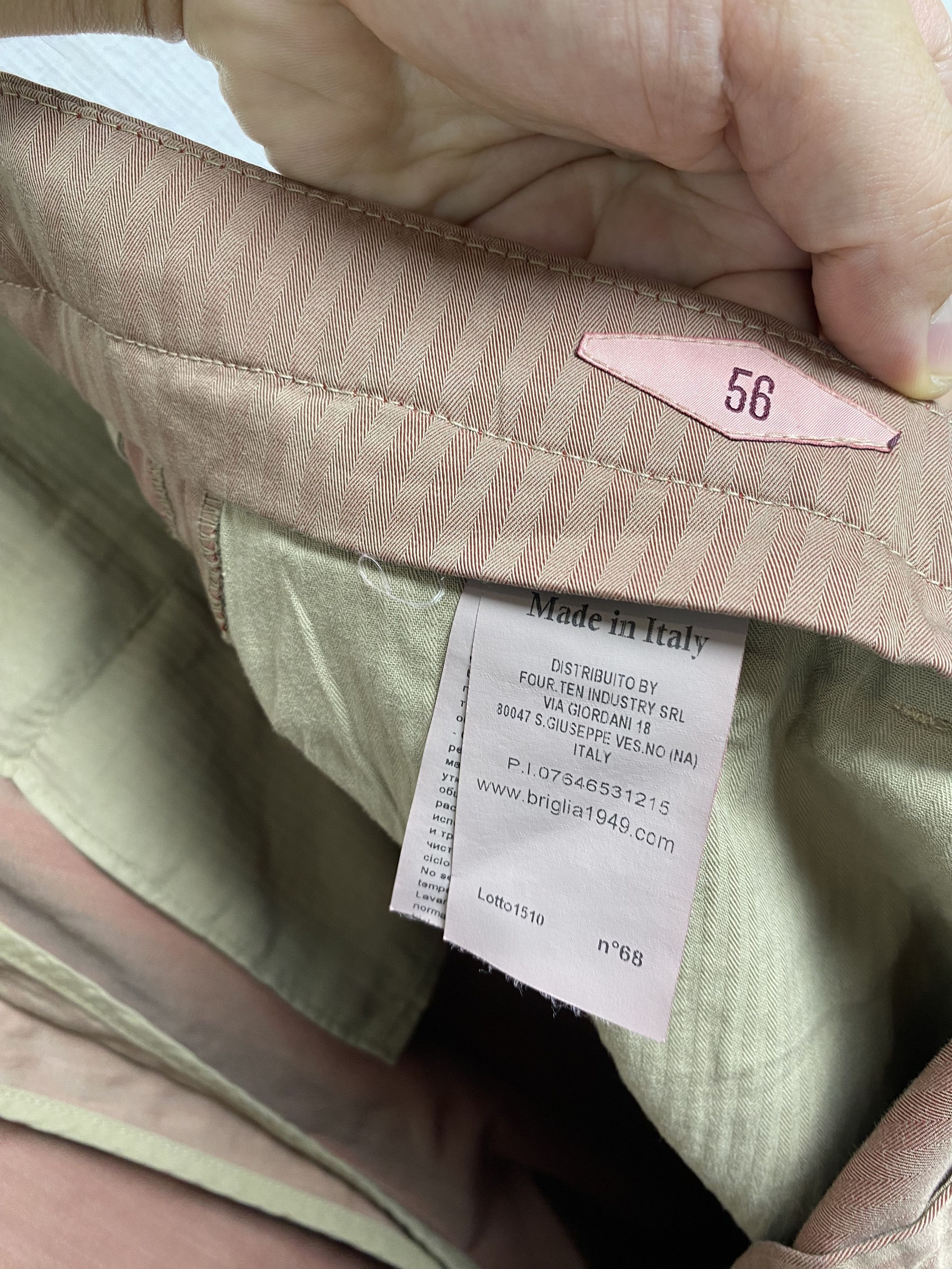 Other Briglia 1949 Men Slim Pants size 56 Size US 40 / EU 56 - 11 Thumbnail