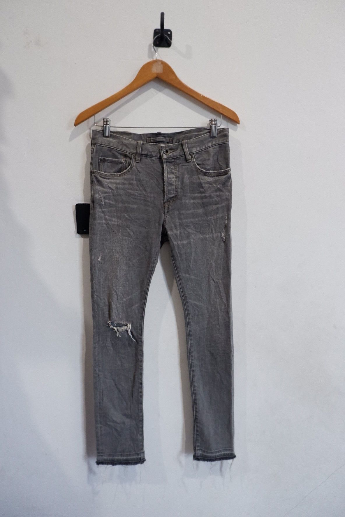 If Six Was Nine Vintage GOA Ripped Skinny Jeans Size US 28 / EU 44 - 1 Thumbnail