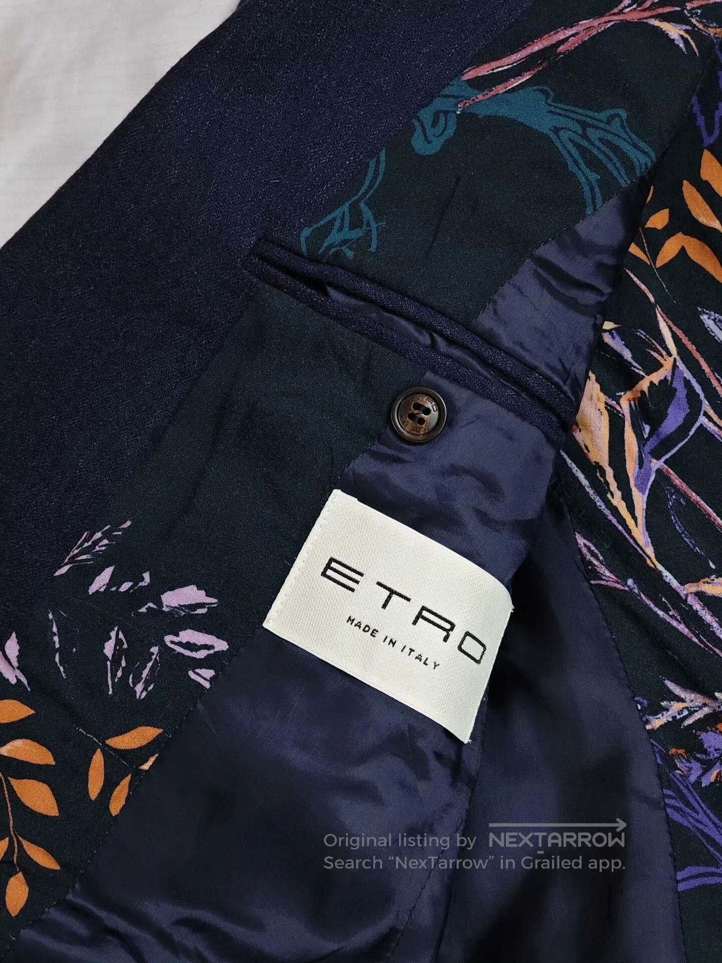 Etro Etro Italian Casual Blazer for Men. Size US M / EU 48-50 / 2 - 7 Thumbnail