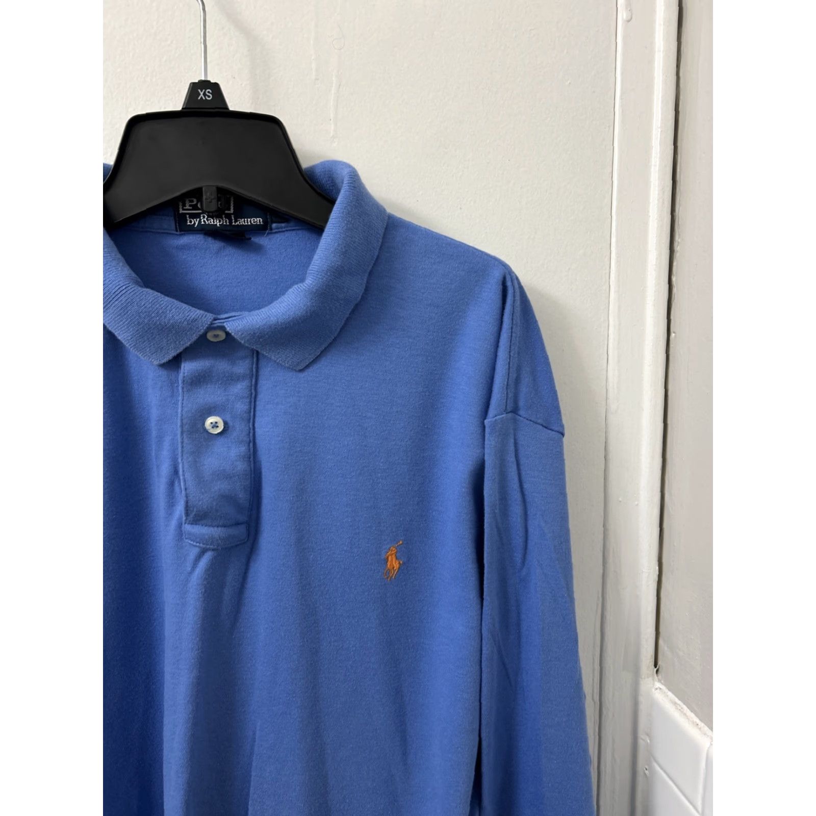 Polo Ralph Lauren VINTAGE Polo Ralph Lauren Shirt Mens Large Blue 100% Cotton Orange Pony L/S Polo Ralph Lauren Shirt Mens Large Blue 100% Cotton Orange Pony L/S Size US L / EU 52-54 / 3 - 4 Thumbnail