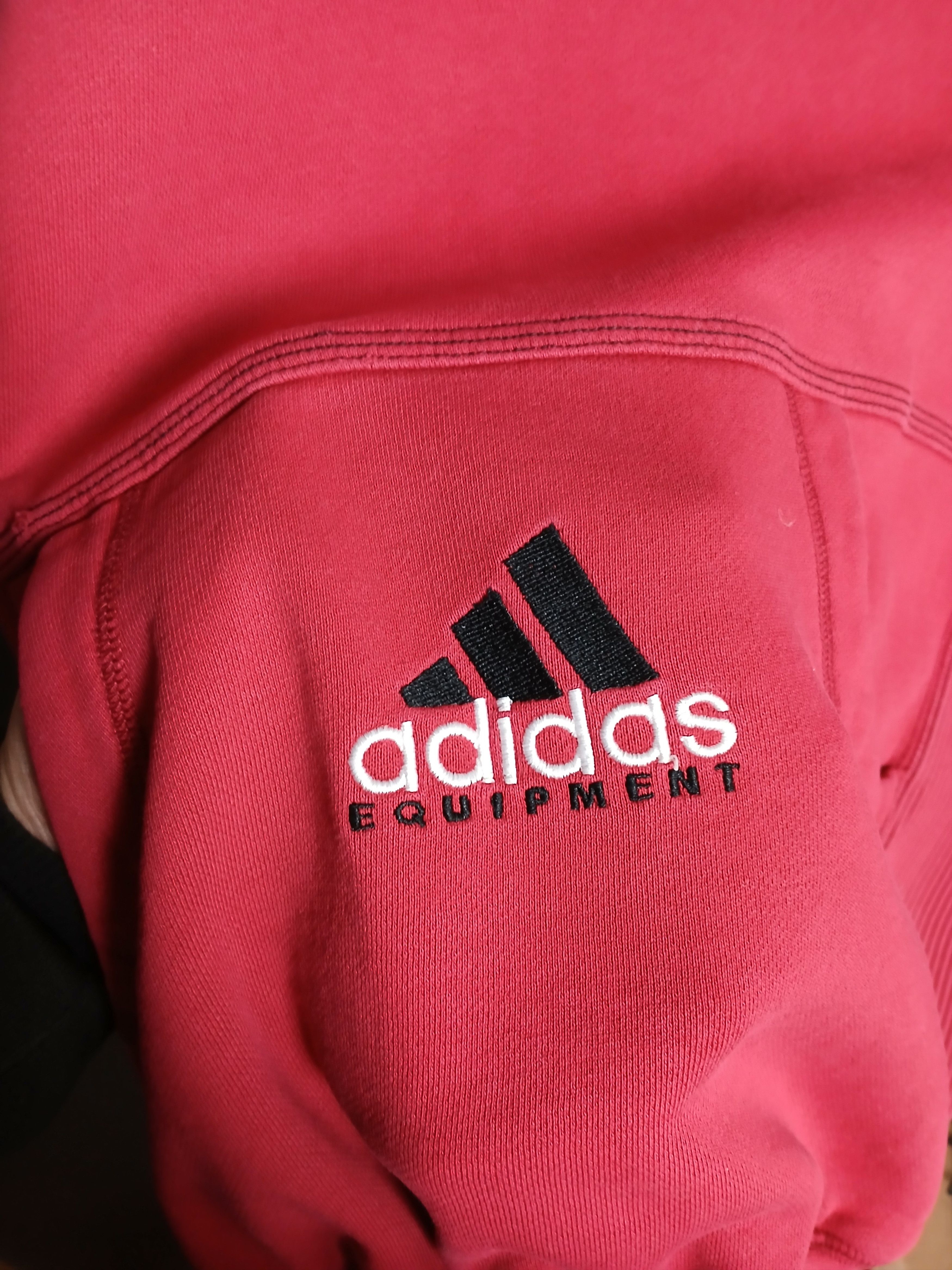 Adidas × Vintage Vintage Adidas Equipment Hoodie Size US L / EU 52-54 / 3 - 3 Thumbnail