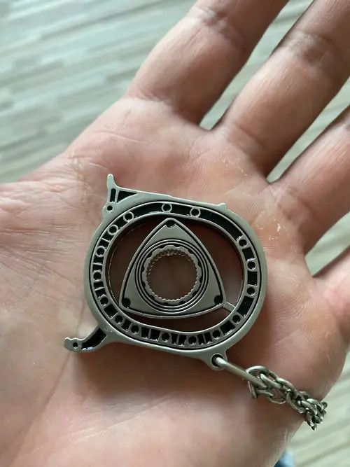 VIBE Rotary Engine Autopart Keychain Size ONE SIZE - 4 Thumbnail