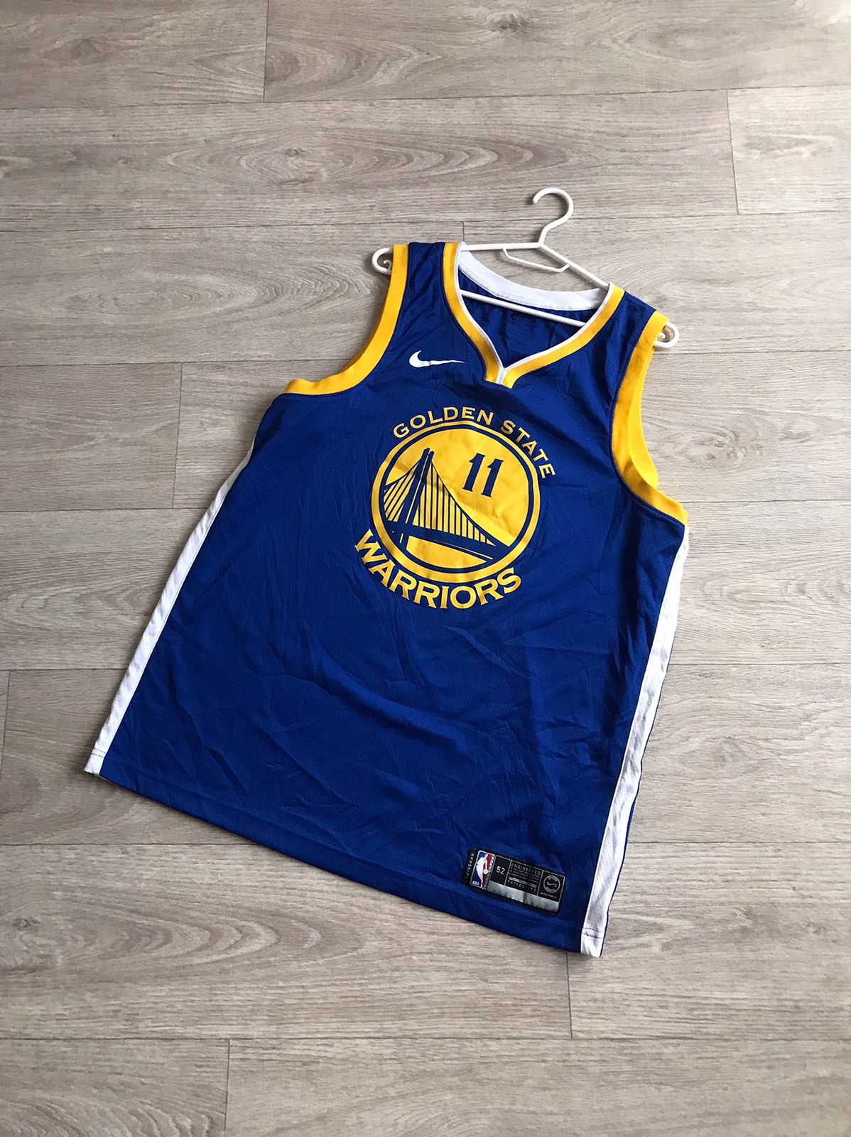 NBA 🔷Nike Golden State Klay Thompson #11 NBA Jersey🔷 Size US XL / EU 56 / 4 - 1 Thumbnail