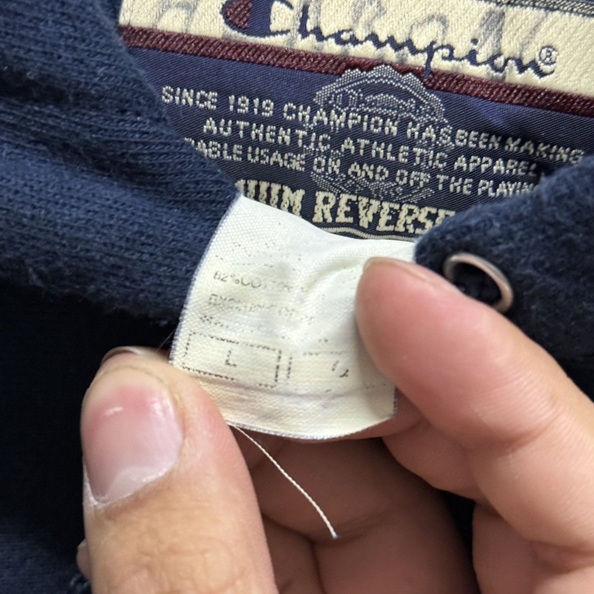 Champion VINTAGE CHAMPION PREMIUM REVERSE WEAVE HOODIE Size US L / EU 52-54 / 3 - 5 Thumbnail