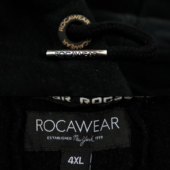Rocawear ROCAWEAR BLACK HOODIE SPELLOUT 4XL | Grailed