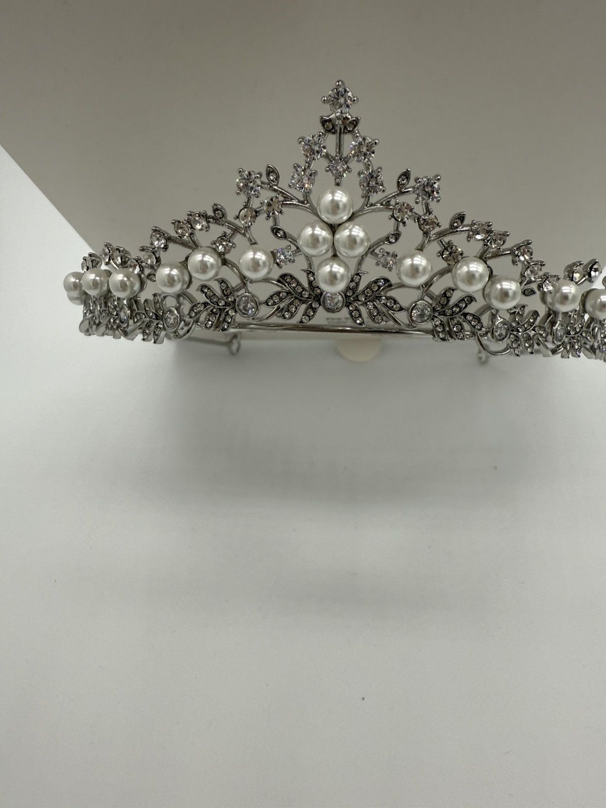 Other Believe by Brilliance Silver Plated Tiara Cubic Zirconia Size ONE SIZE - 2 Thumbnail
