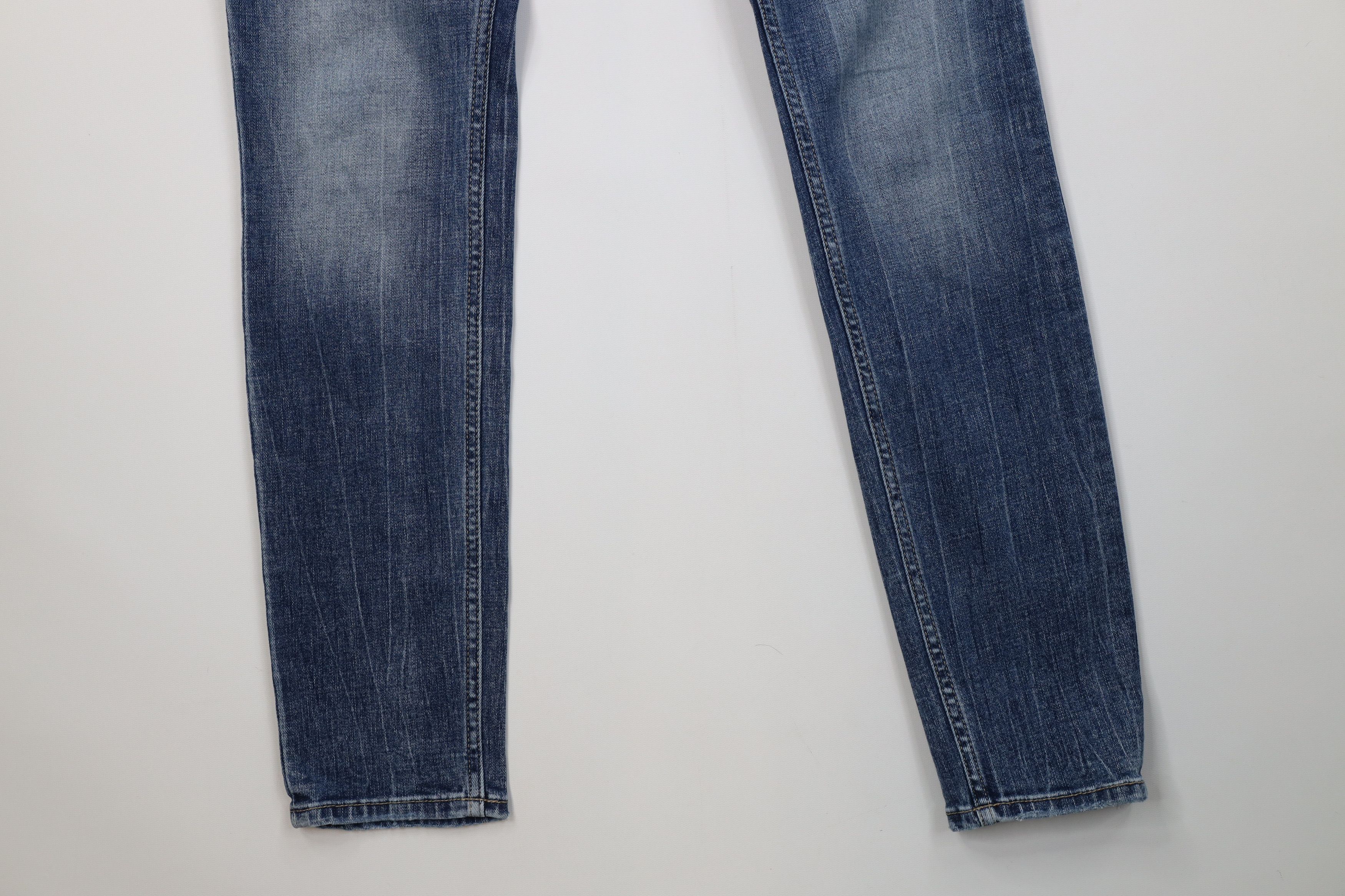Vintage Buckle BKE Stella Slim Fit Low Rise Skinny Leg Jeans Blue Size 33" - 4 Thumbnail