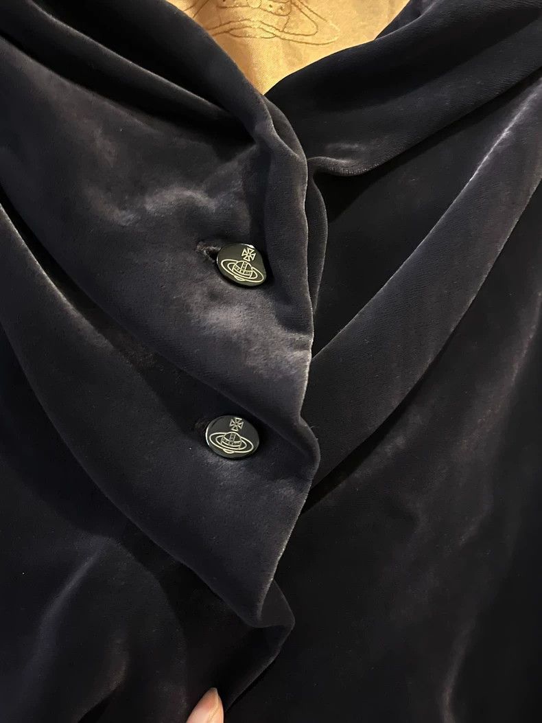 Vivienne Westwood Vivienne Westwood Silk velvet swing collar vest Size S / US 4 / IT 40 - 2 Thumbnail