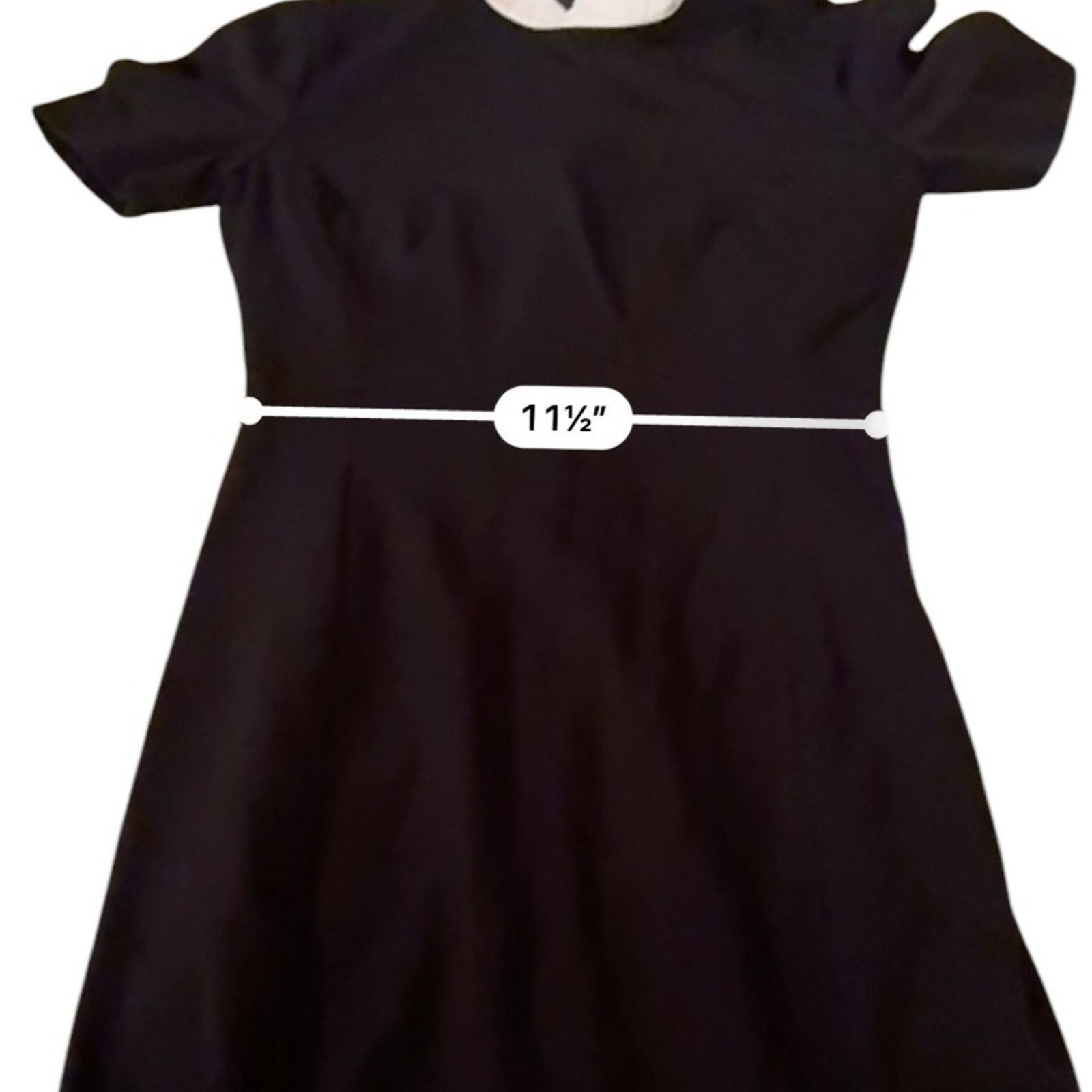 Jason Wu RTR Jason Wu Collection Black Contrast Collar Ponte Dress Size XS / US 0-2 / IT 36-38 - 9 Thumbnail