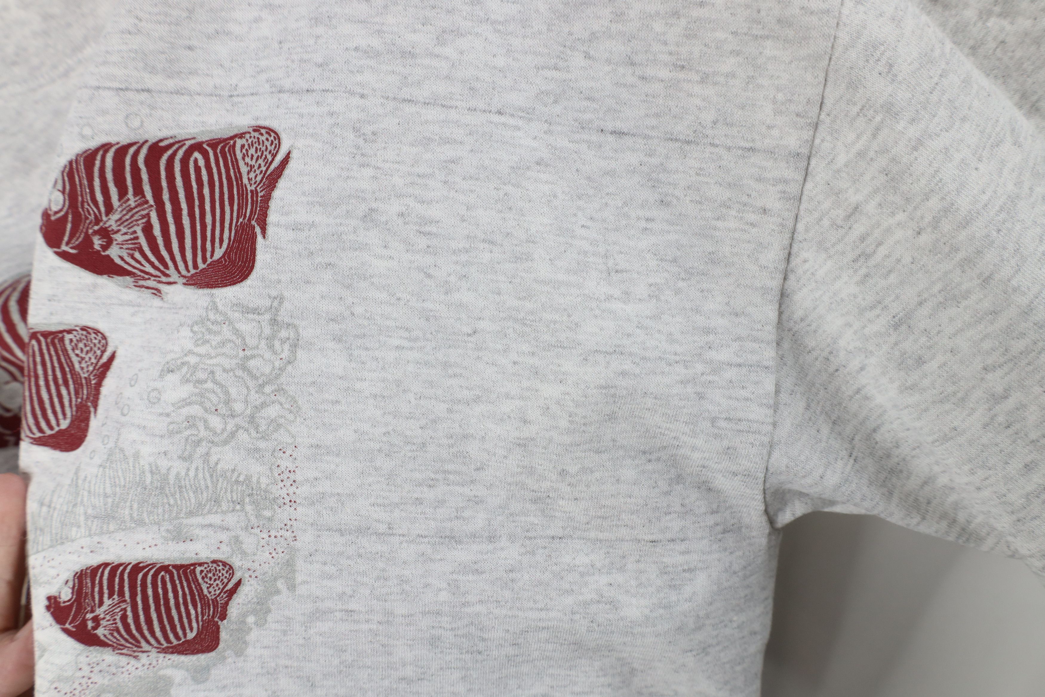 Vintage Vintage 90s Streetwear Fish Reef Short Sleeve T-Shirt USA Size US XL / EU 56 / 4 - 8 Thumbnail