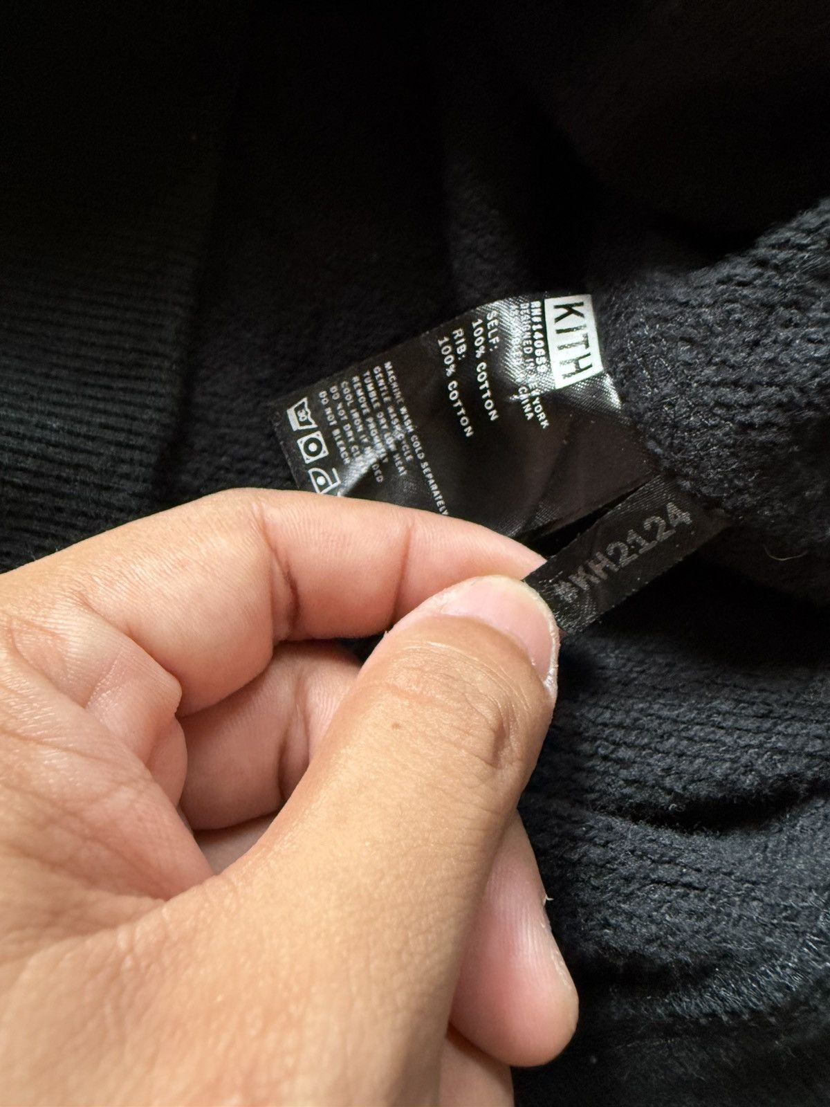 Kith Kith classic logo hoodie black on black Size US XL / EU 56 / 4 - 5 Thumbnail