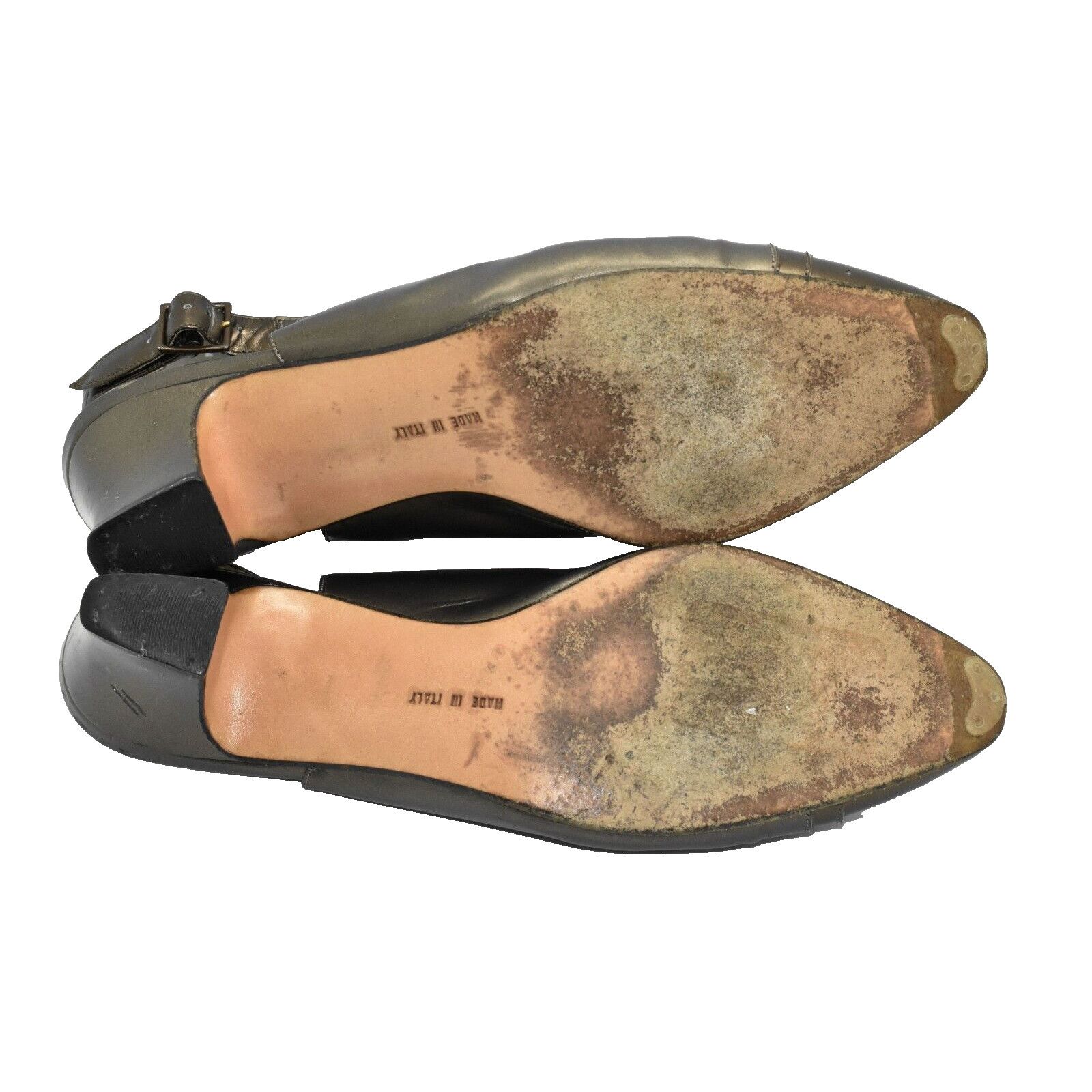 Salvatore Ferragamo SALVATORE FERRAGAMO Copper Cap Toe Heel Slingback Pump Sz 6B Size US 6 / IT 36 - 5 Thumbnail