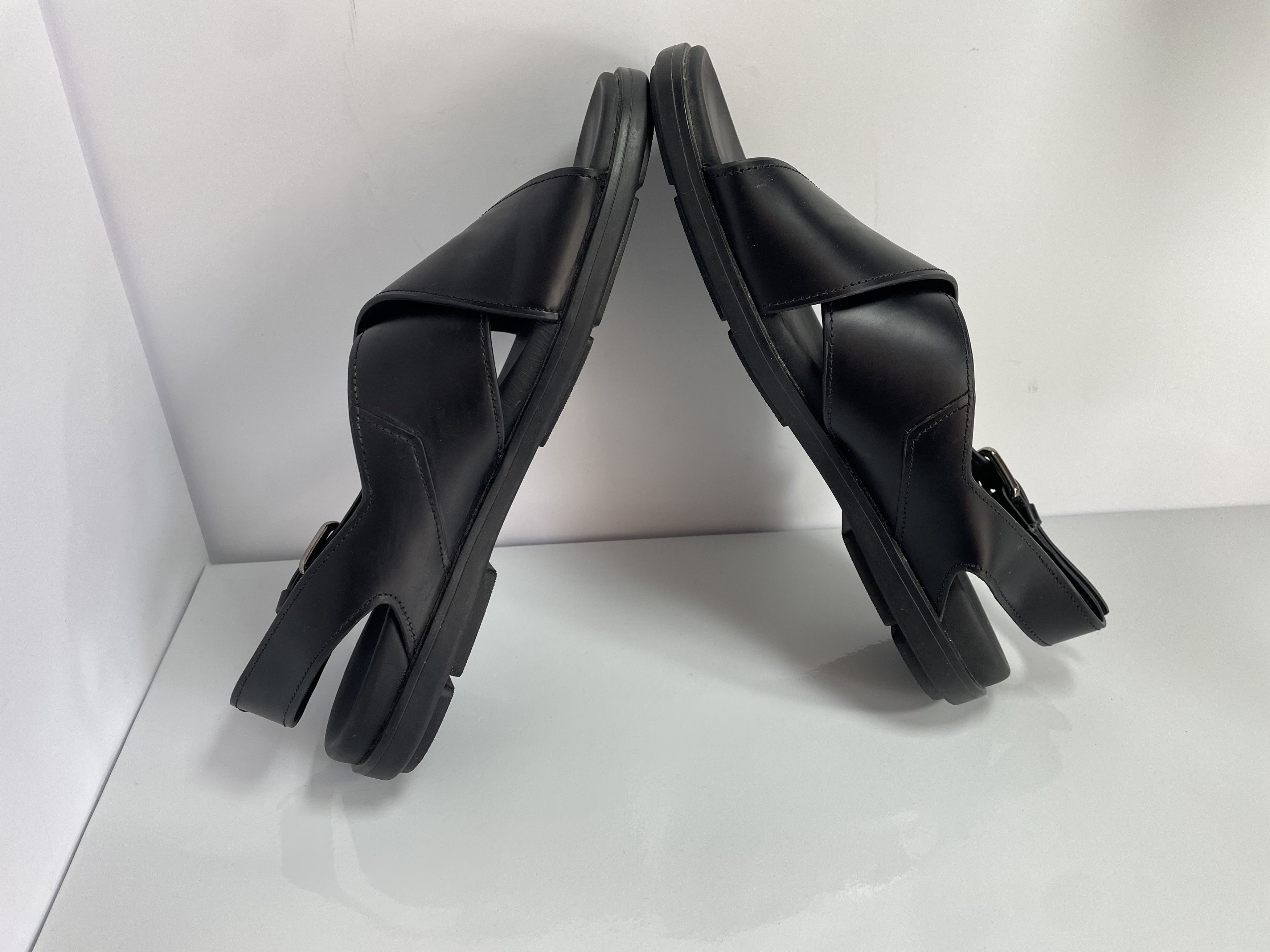 Prada Prada men leather sandals Size US 8 / EU 41 - 6 Thumbnail
