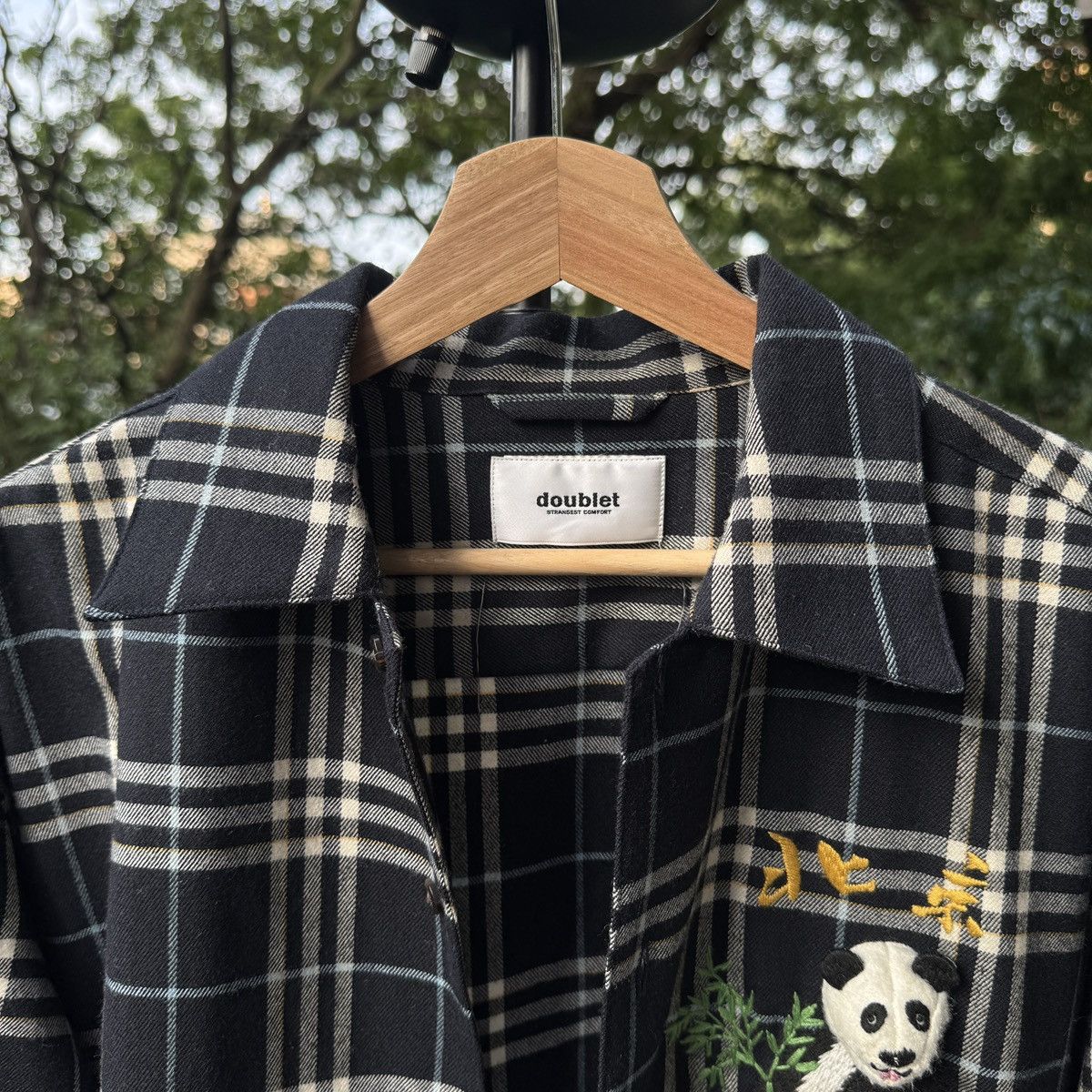 Doublet Doublet Puppet Animal Panda Plaid Flannel Shirt Size US XL / EU 56 / 4 - 3 Thumbnail
