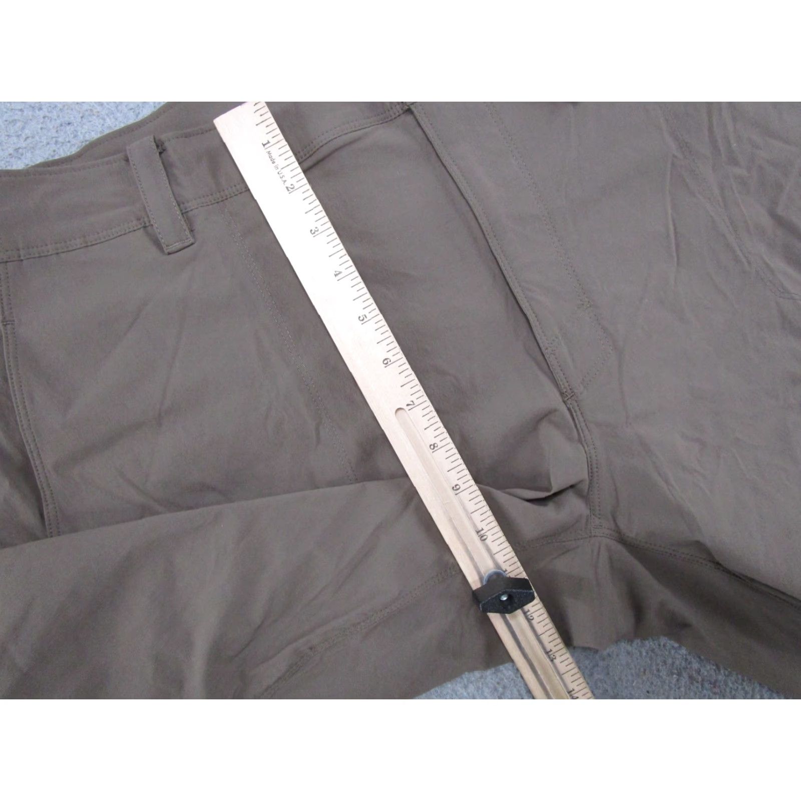 Vintage L.L. Bean Cresta 506421 Brown Cargo Stretch Water Resistant Hiking Pants 44x30 Mens Size US 44 / EU 60 - 6 Thumbnail