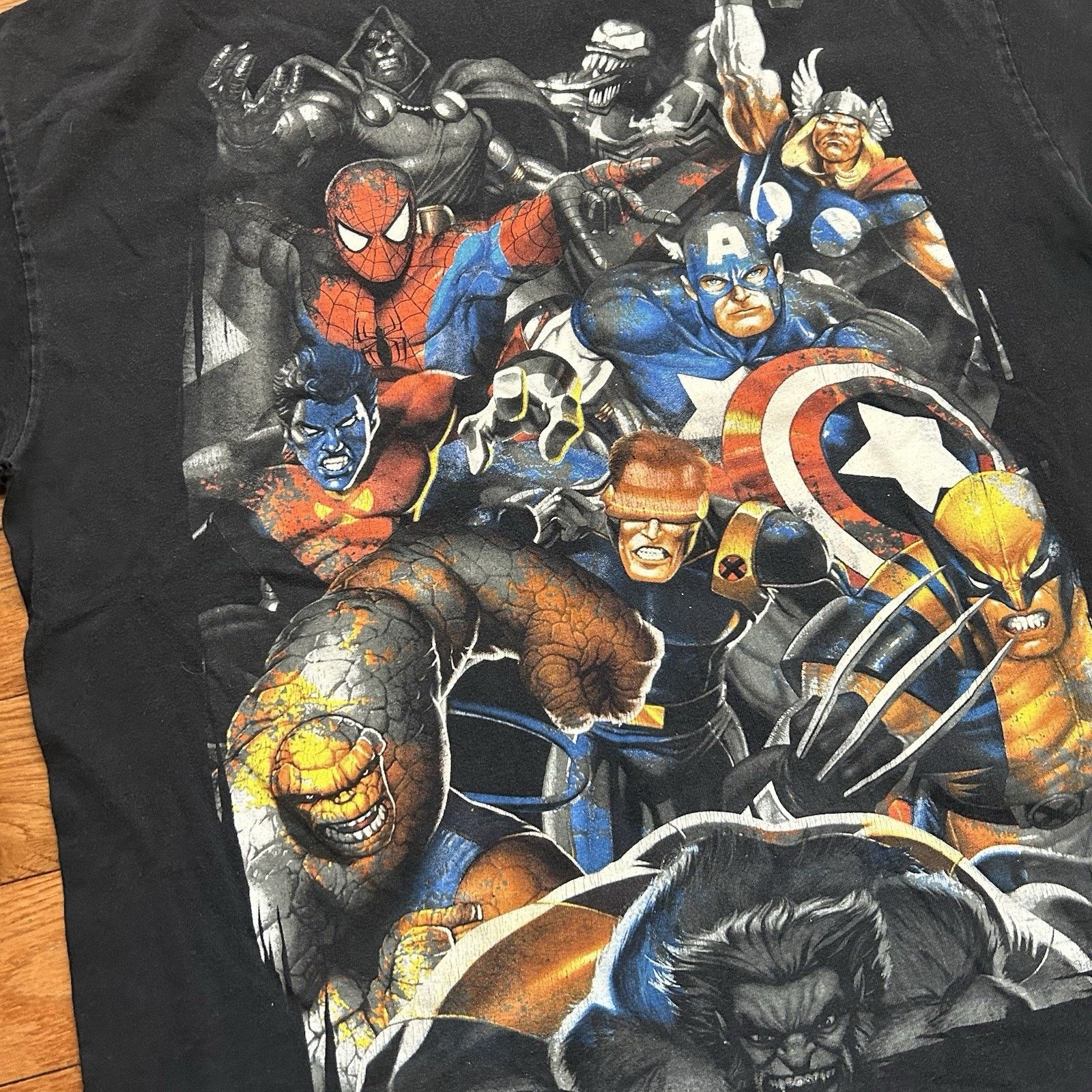 Marvel Comics × Vintage Y2K Mad Engine X Men Avenger Comic Book Superhero Tee Shirt Size US XL / EU 56 / 4 - 2 Thumbnail