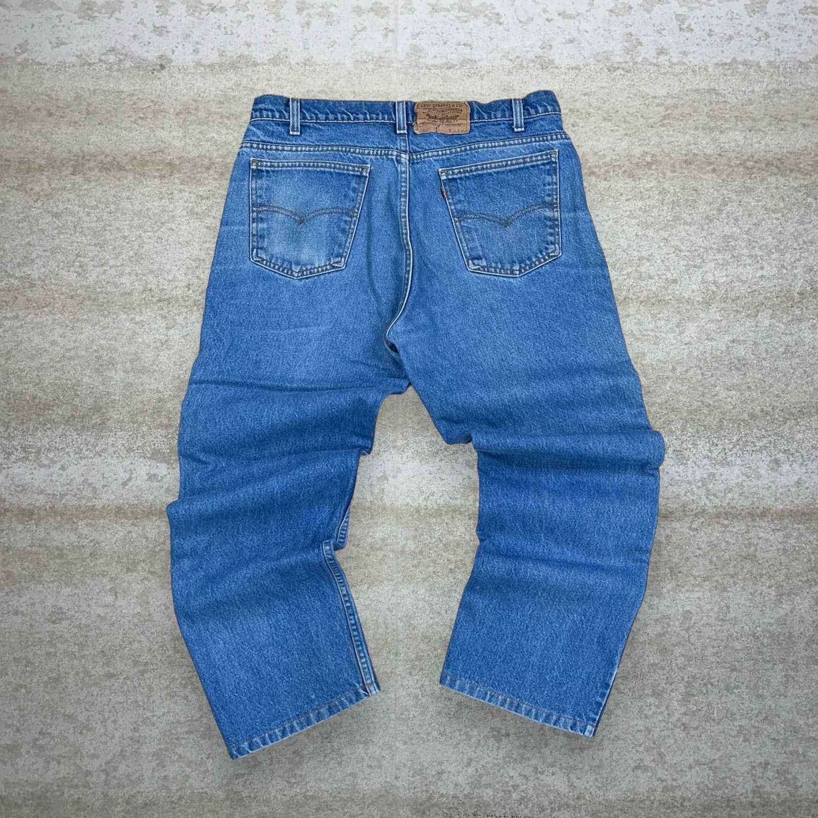 image of Orange Tab Levis Jeans 508 Made Usa Medium Wash 80's in Blue, Men's (Size 36)