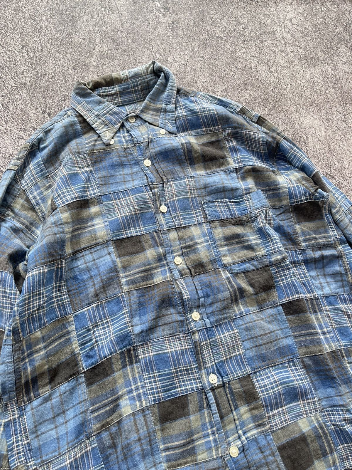 Japanese Brand Slapshot patcwork plaid Size US L / EU 52-54 / 3 - 2 Thumbnail