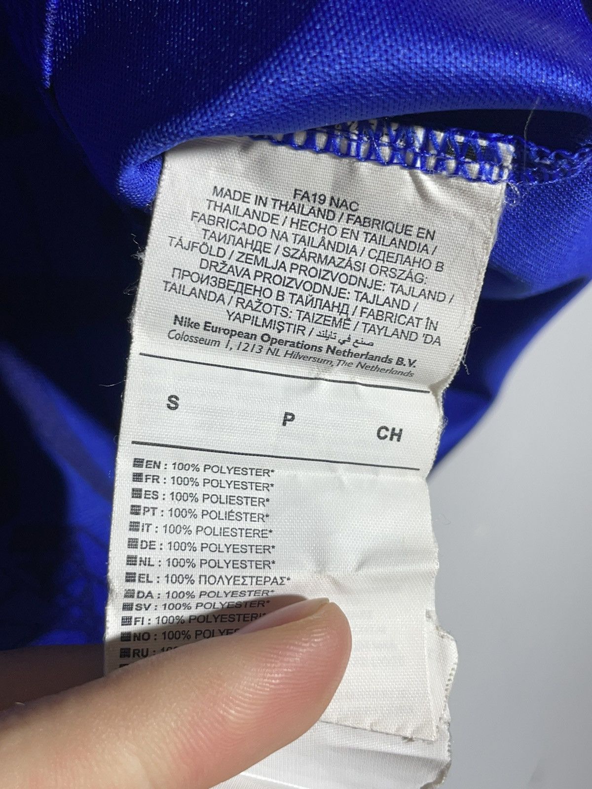 Chelsea Soccer × Nike Chelsea FC Nike 2019/20 Home Y2k Streetwear Football Shirt Size US S / EU 44-46 / 1 - 15 Thumbnail