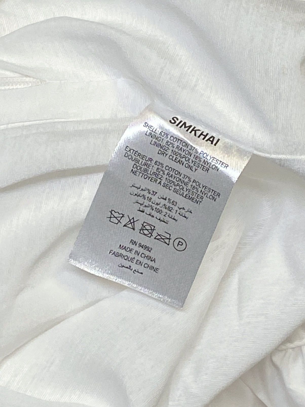 Simkhai SIMKHAI Cleo Puff-Sleeve Minidress size 6 Size M / US 6-8 / IT 42-44 - 16 Thumbnail