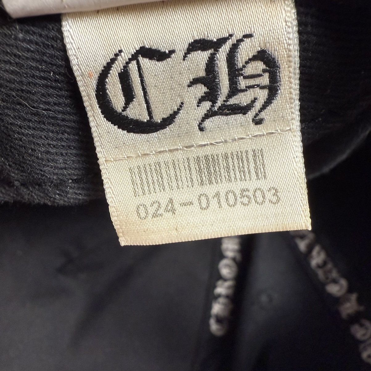 Chrome Hearts Chrome Hearts Cross Waxed Denim ‘Faded’ Baseball Cap Size ONE SIZE - 11 Thumbnail